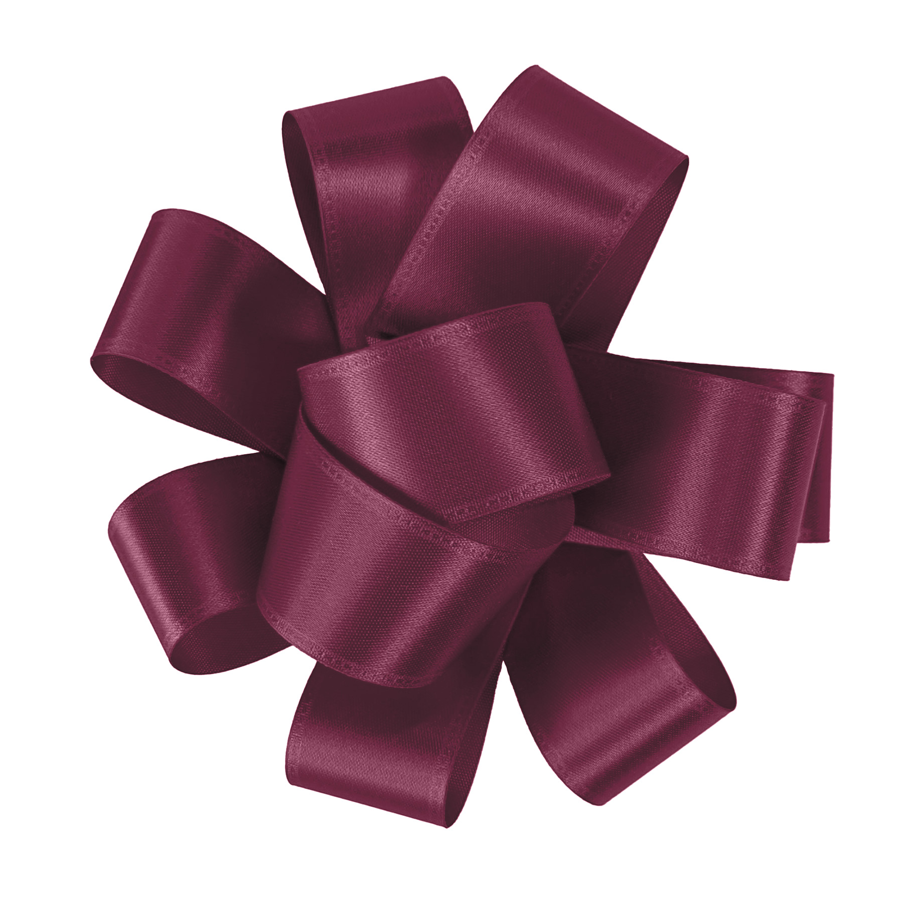1" Badge Satin Bow - Sparkle 15