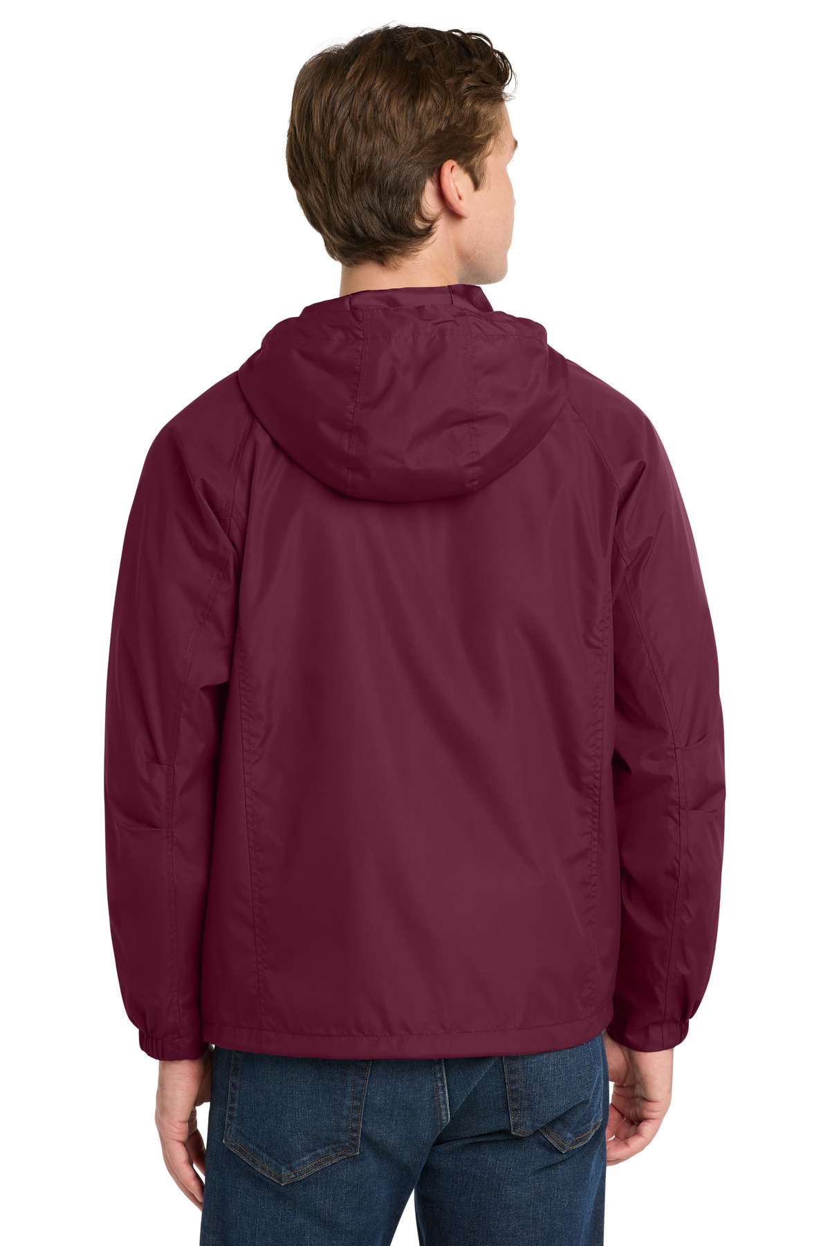 Sport-Tek Hooded Raglan Jacket. JST73 5