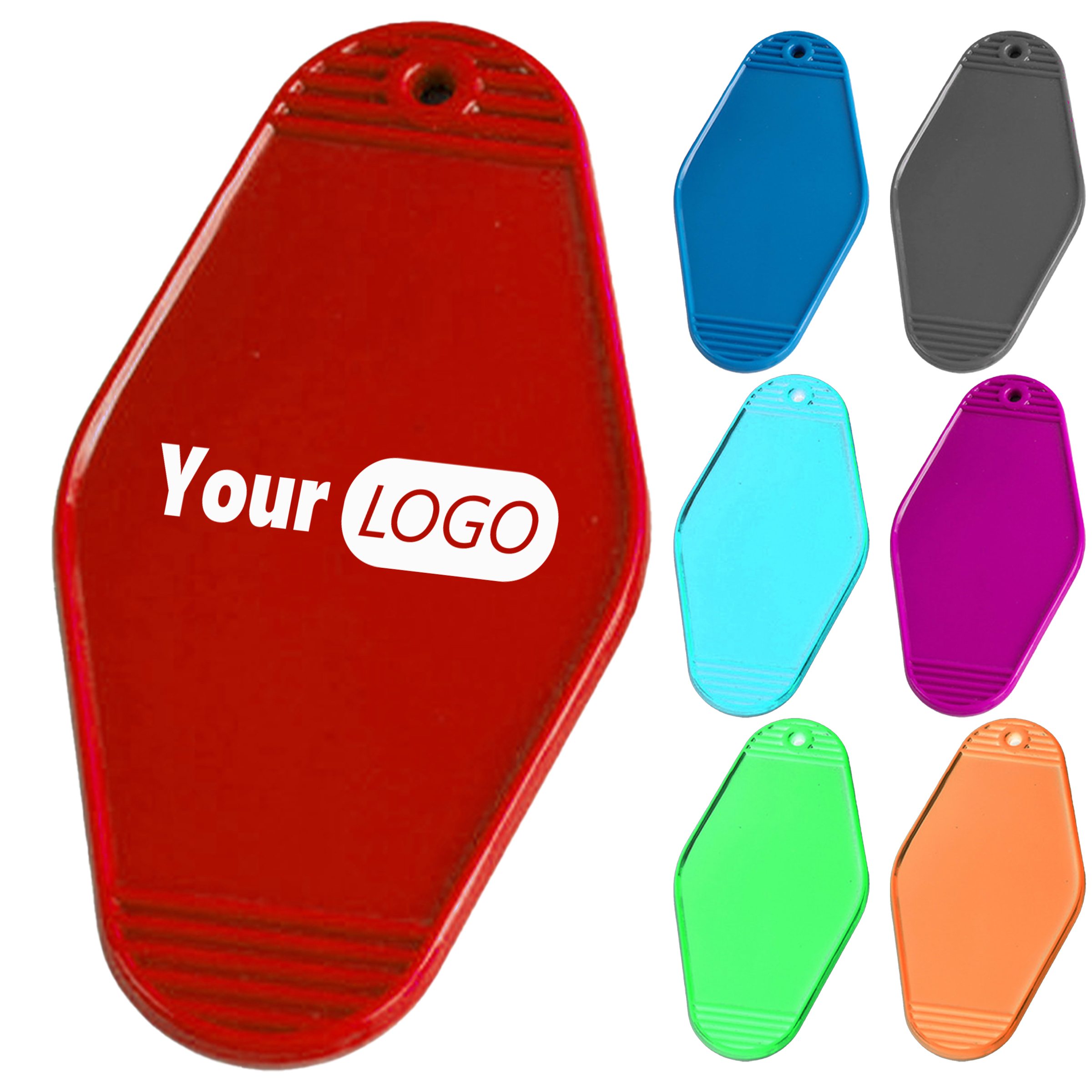 Plastic Retro Motel Key Tag 2