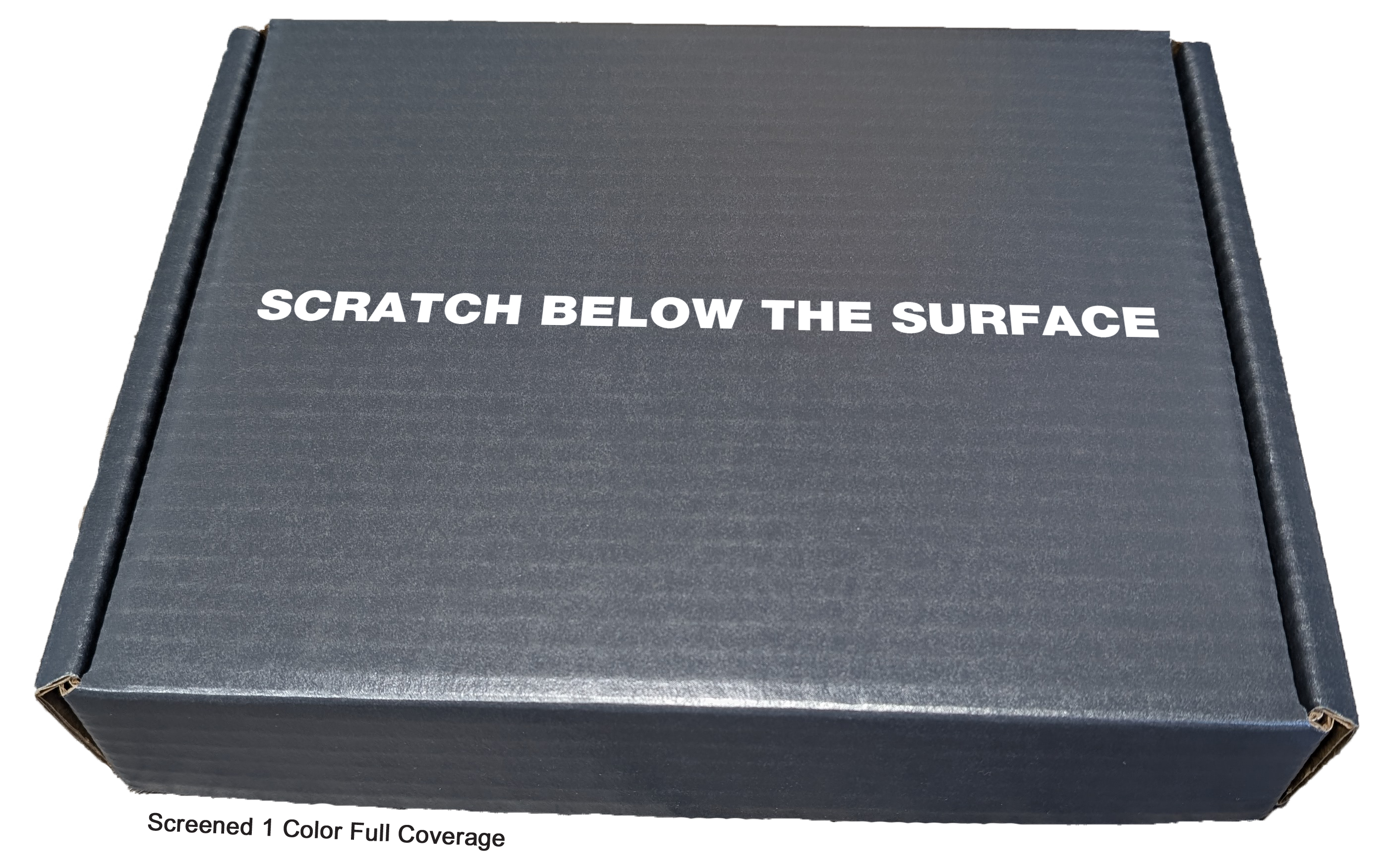 10 1/4" x 8 1/4" x 1-7/8" - B-Flute Outside Tuck Box 5