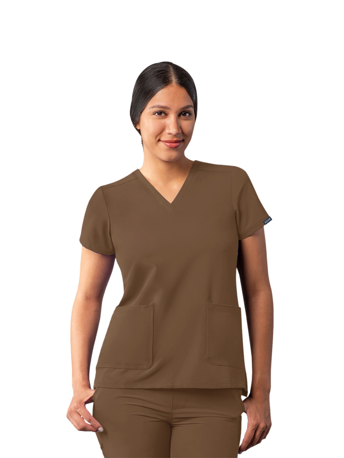 Adar - Addition - Women's Multi-Pocket V-Neck Top 27
