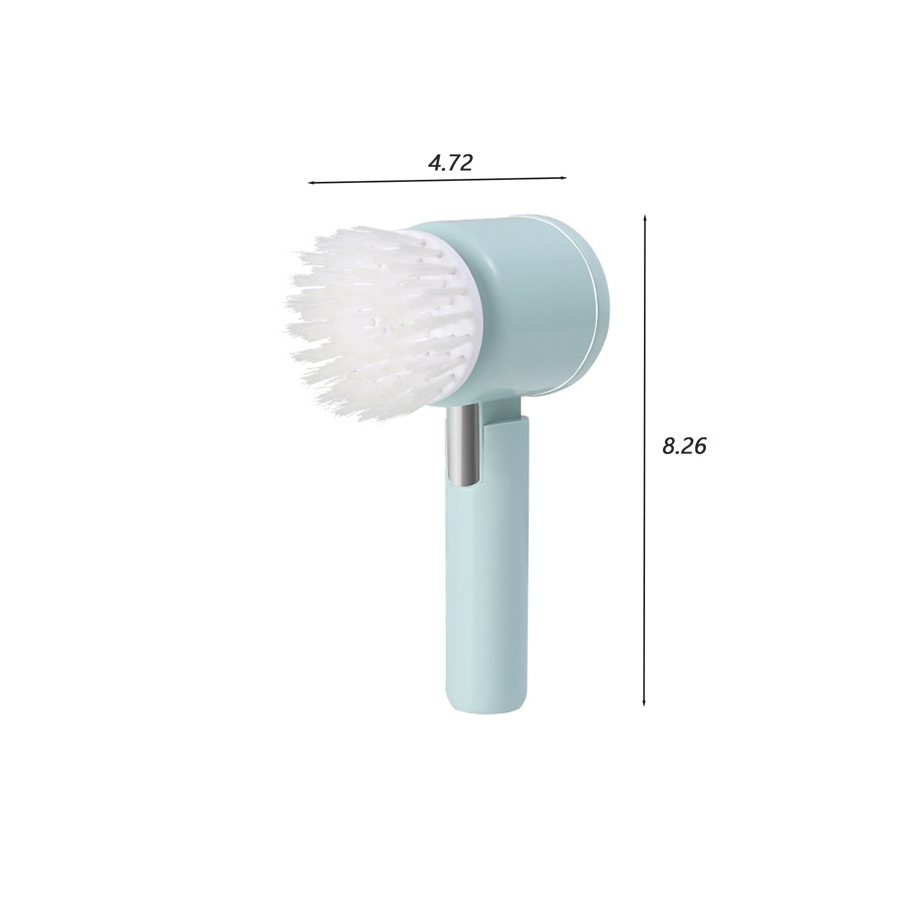 Handheld Electric Rotary Scrubber With 3 Replaceable Heads 4