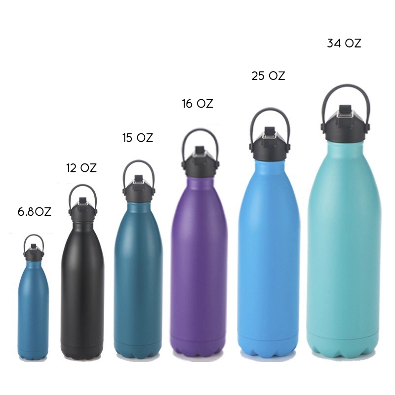 16oz Stainless Steel Leak Proof Lid Bullet Vacuum Tumbler 2