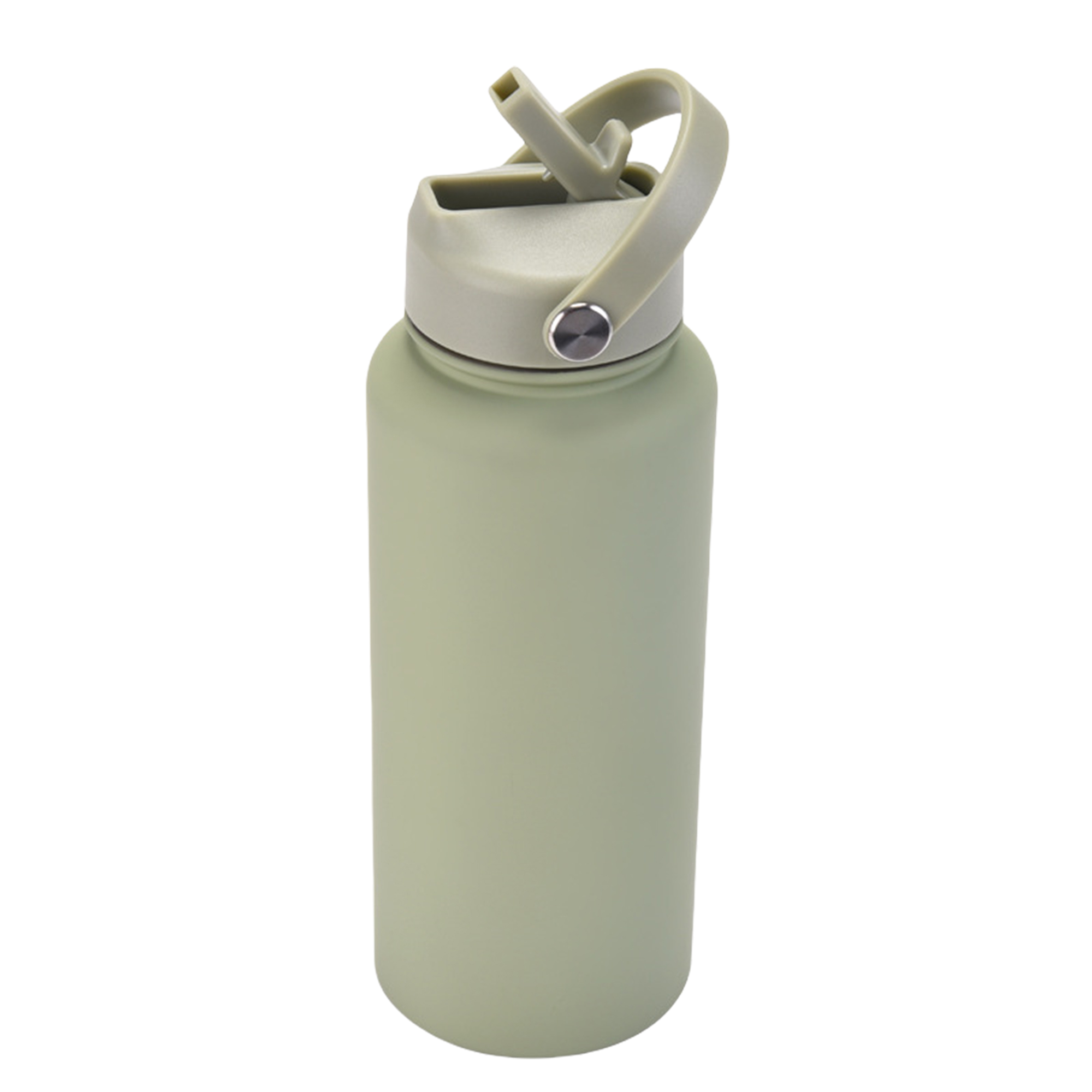 1L Stainless Steel Sports Water Bottle with Straw 7