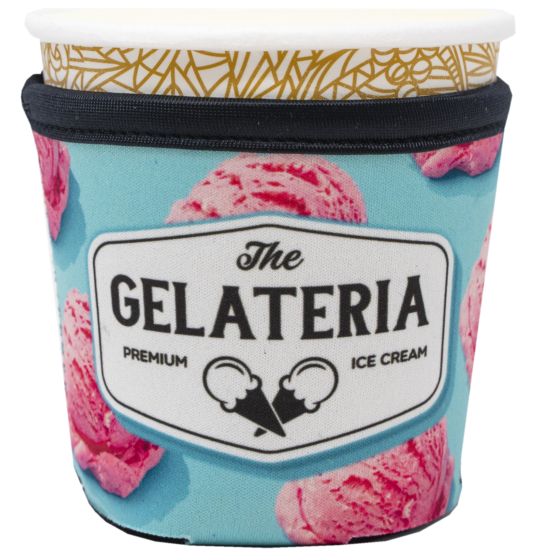 Full Color Ice Cream Pint Cooler