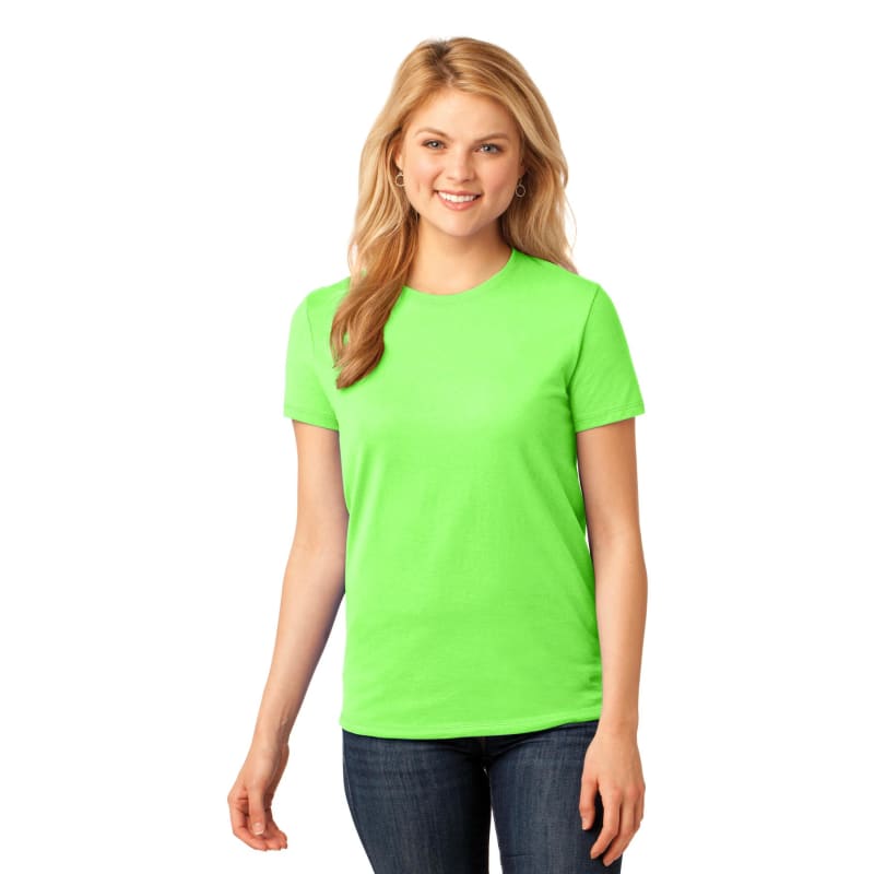 Port & Company Women's Core Cotton Tee. 90