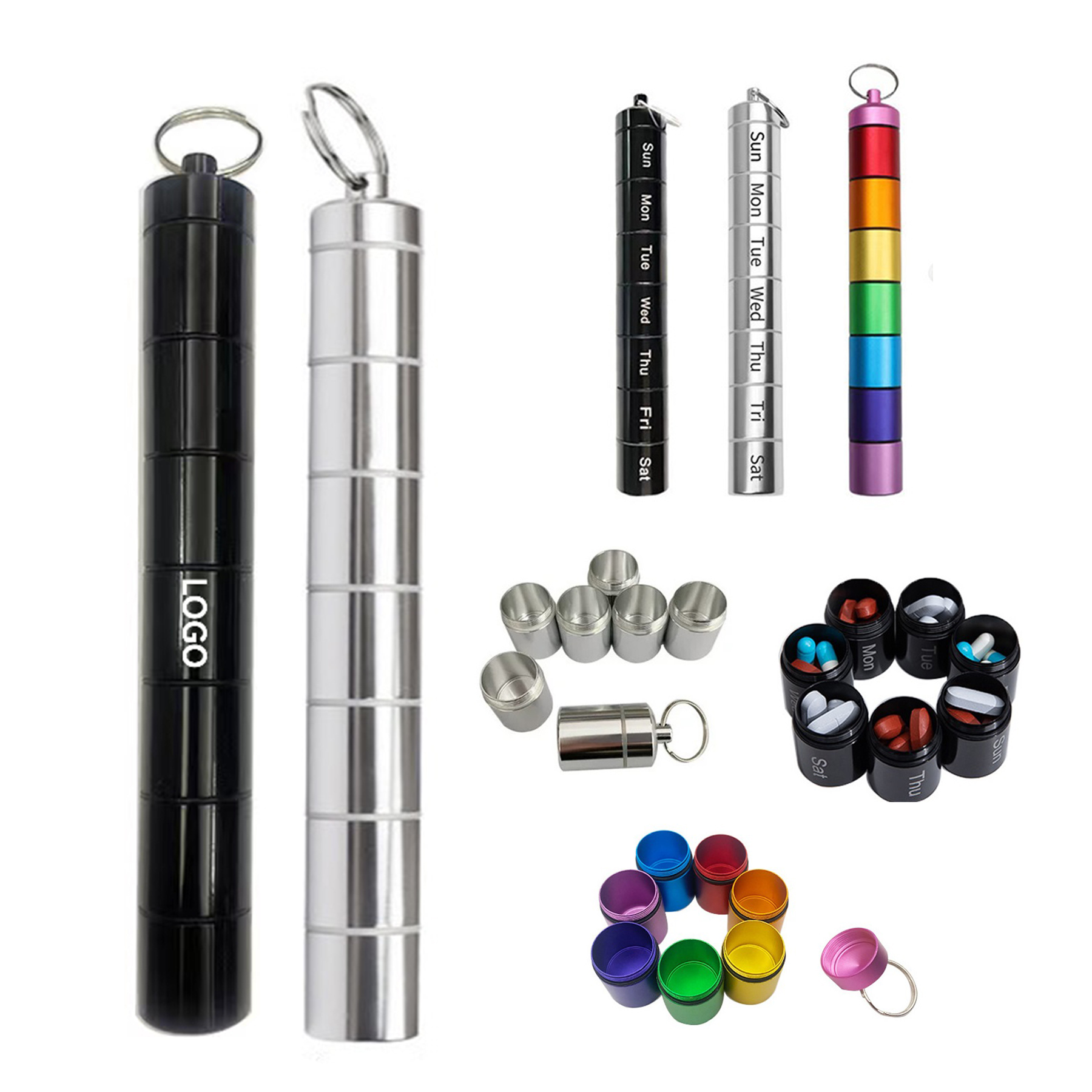 Metal One-Week Medicine Box 2