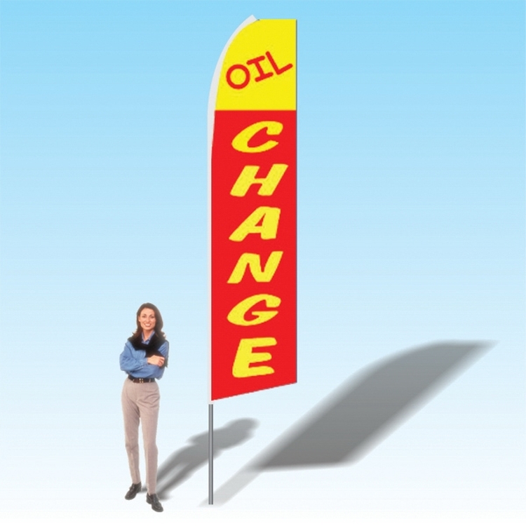 15FT Oil Change Advertising Banner Flag 2
