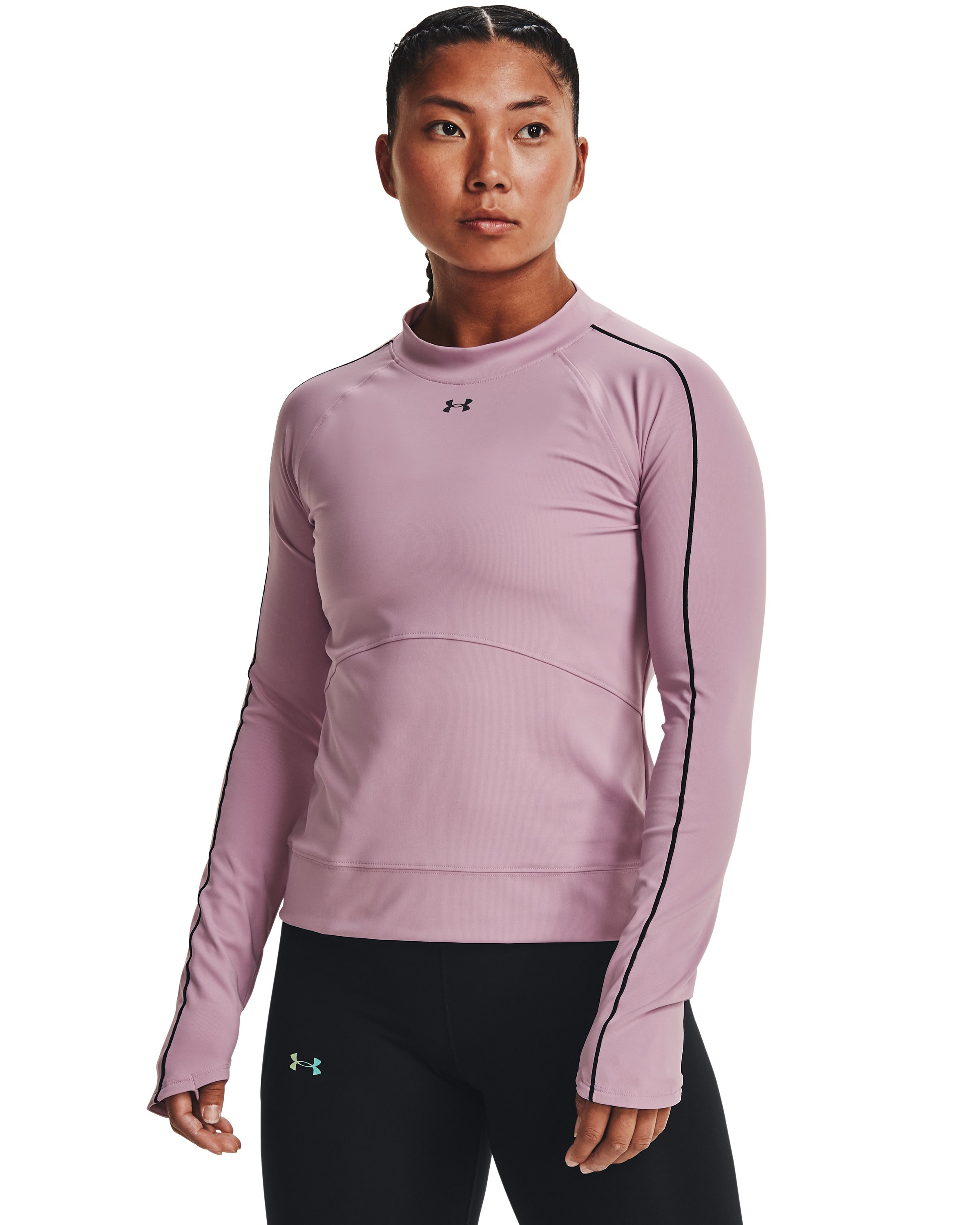 Women's UA RUSH ColdGear Core Top  2