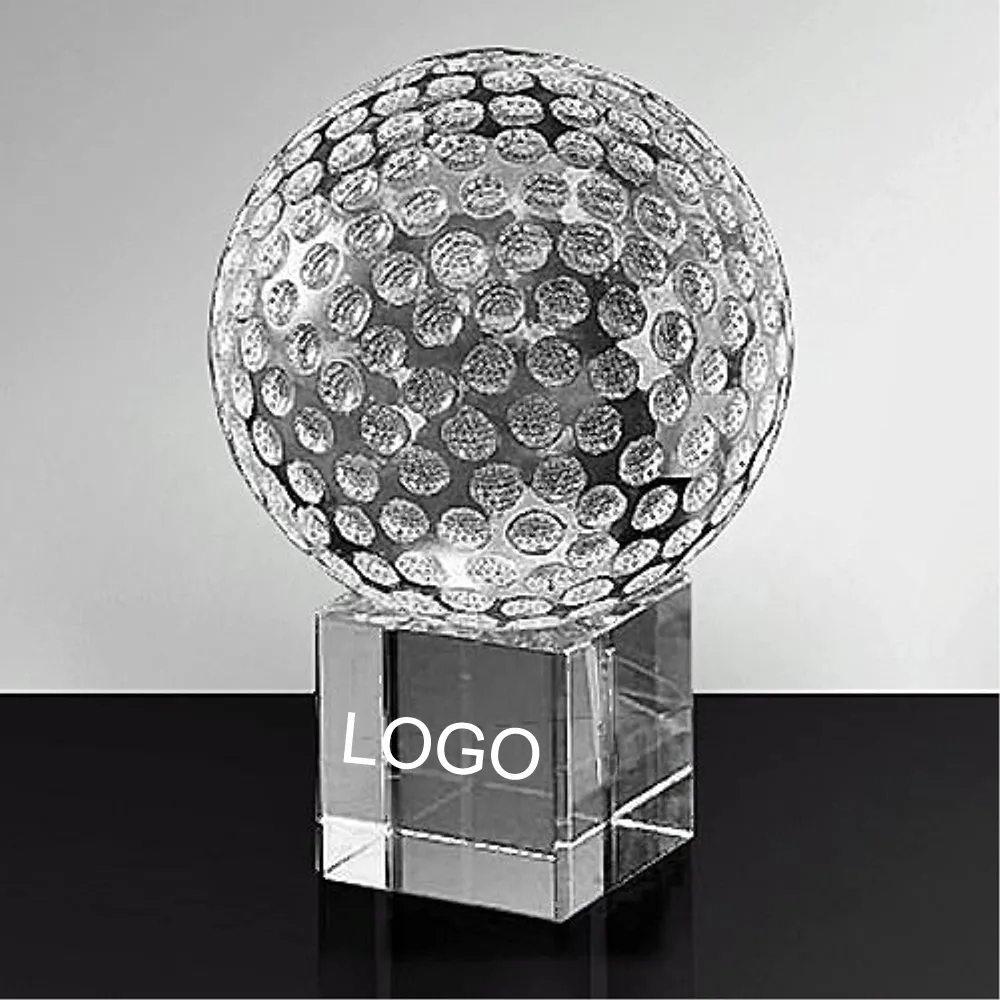Crystal Golf Ball with Stand 3