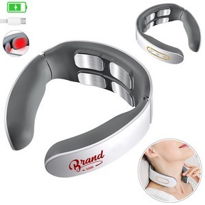 4 Heads Neck Massager With Heat Therapy And Magnetic Electrode Pads 7