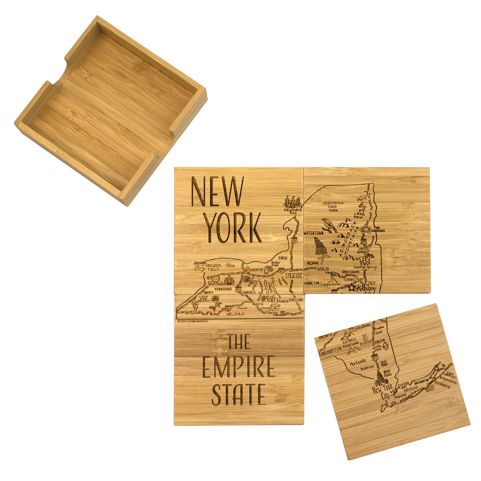 New York Puzzle Coaster Set 12