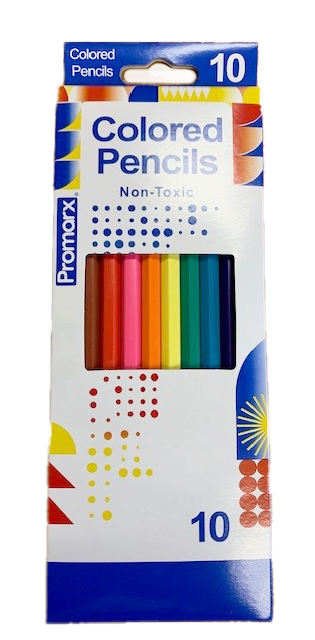 COLORED PENCILS - 10-Pack Box of Colored Pencils 2