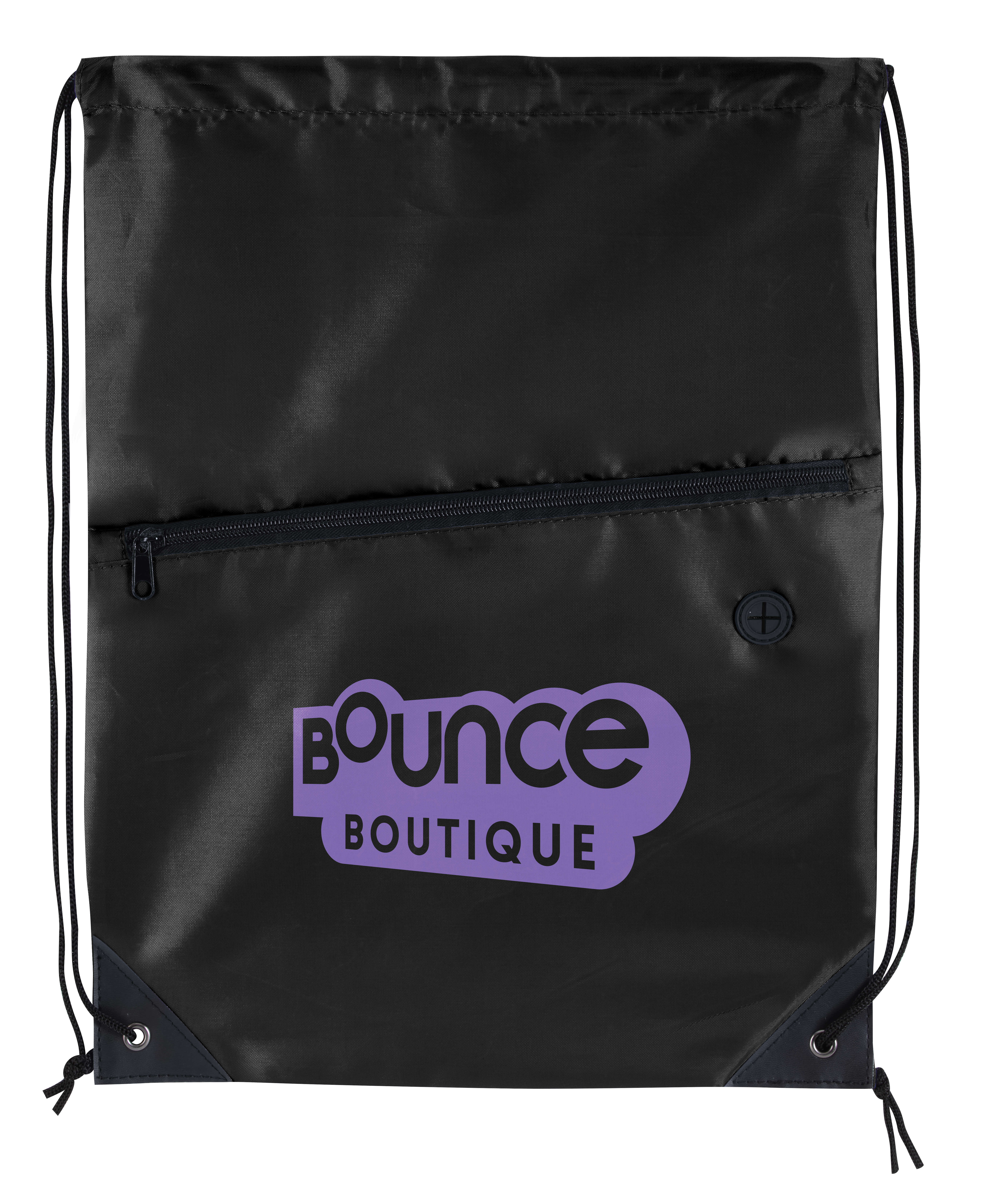 Good Value™ Front Zip Drawstring Backpack 5