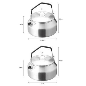 1L Portable Camping Coffee Maker Wear-resistant Water Kettle 3