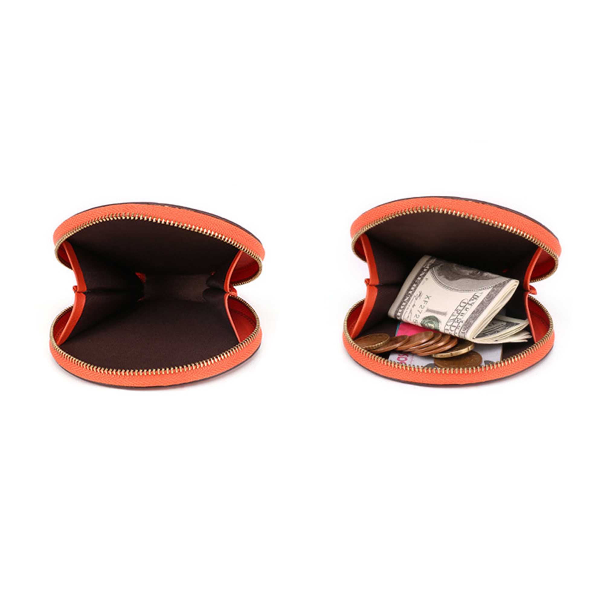 Vintage Top Layer Cowhide Coin Mini Wallet 3