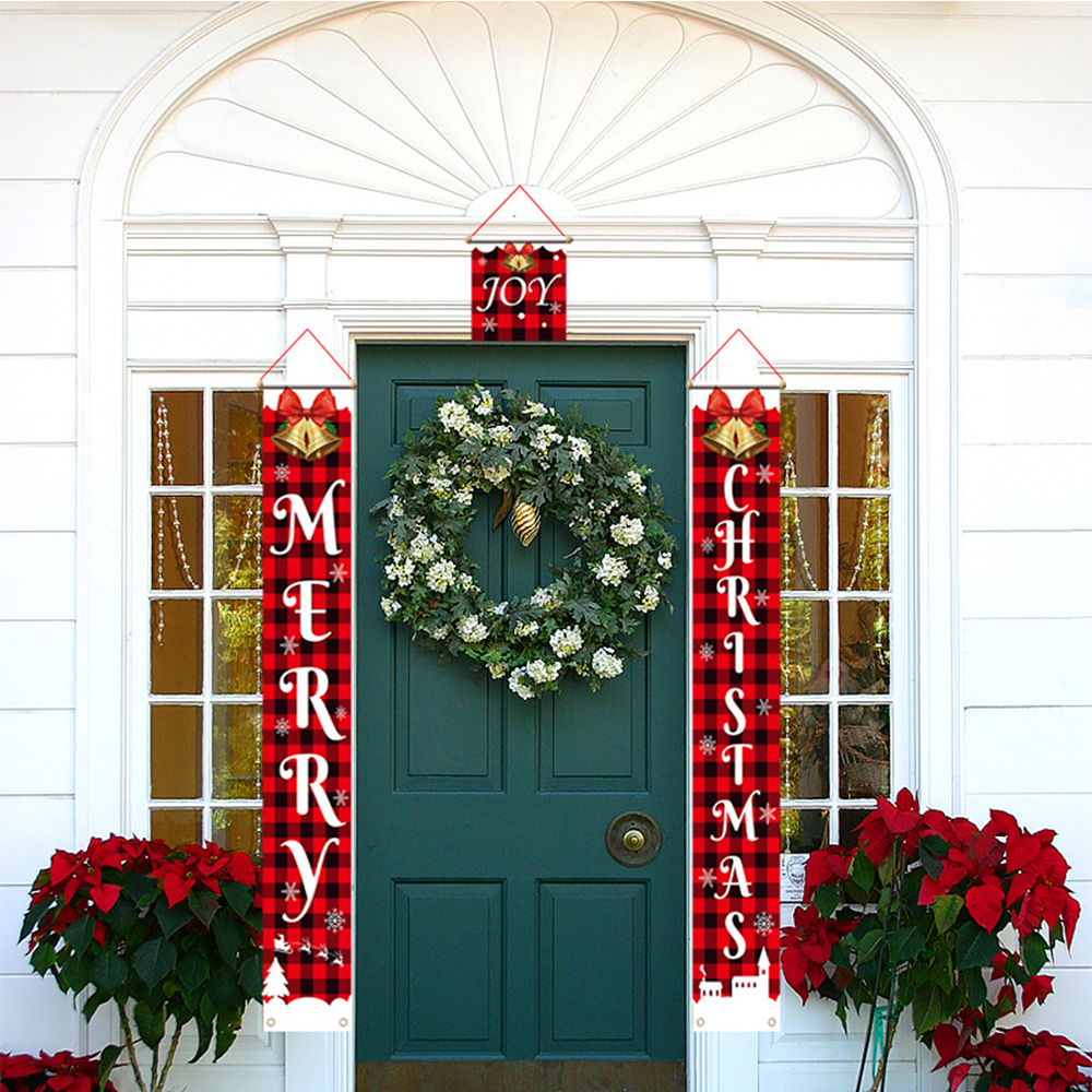 Christmas Window Hanging Flag Door Hanger 4