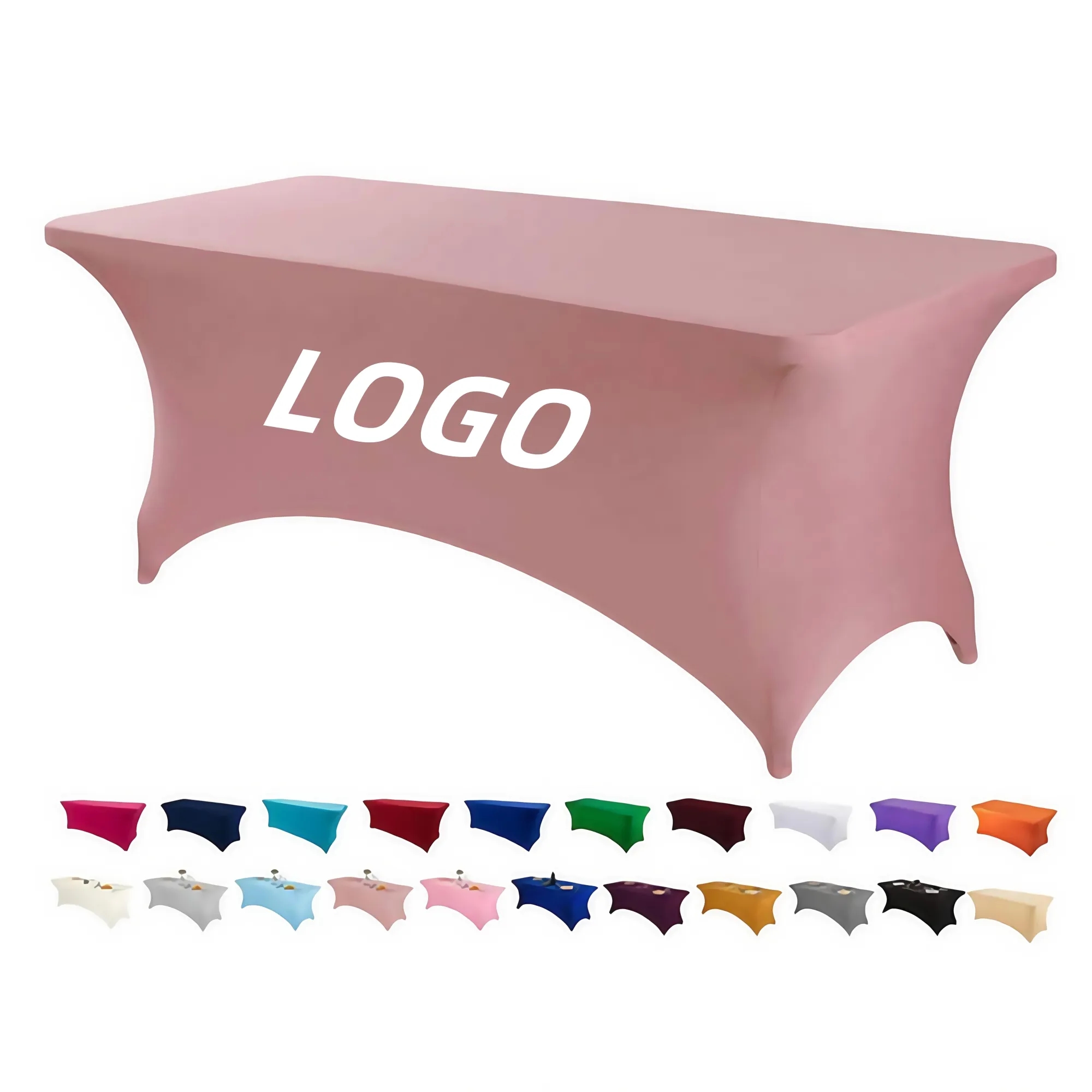 6FT Elastic Fitted Tablecloth 14