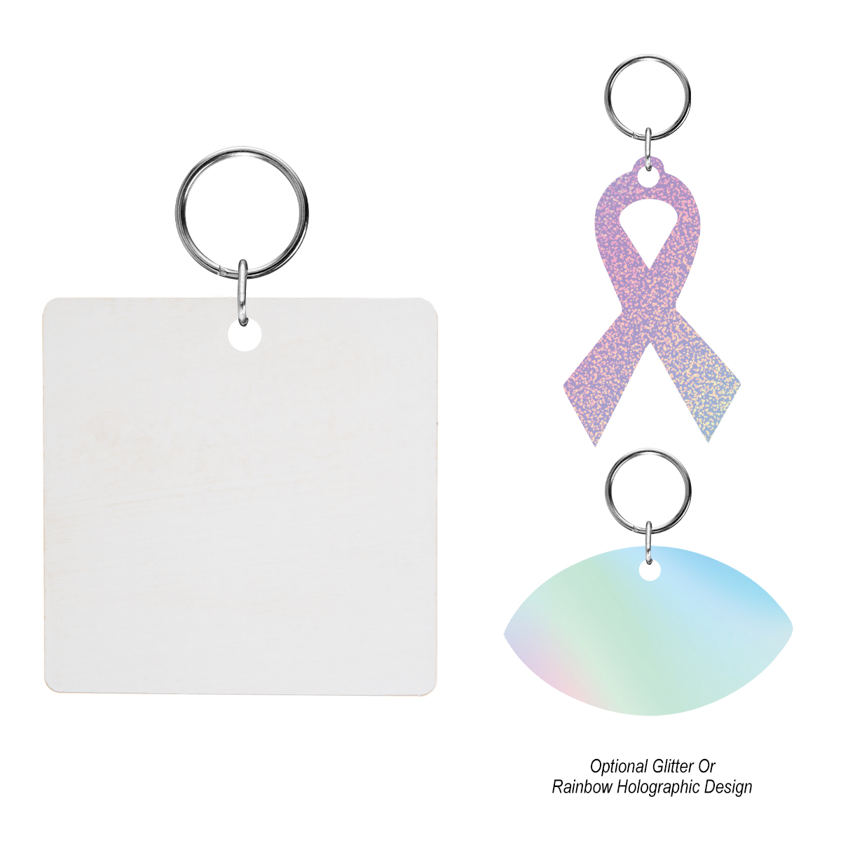 Acrylic Key Tag - Custom Shape 4" 2