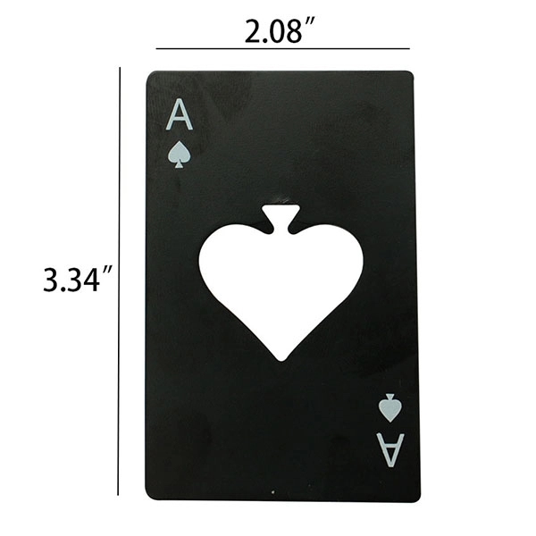 Spade Credit Card Bottle Opener 3