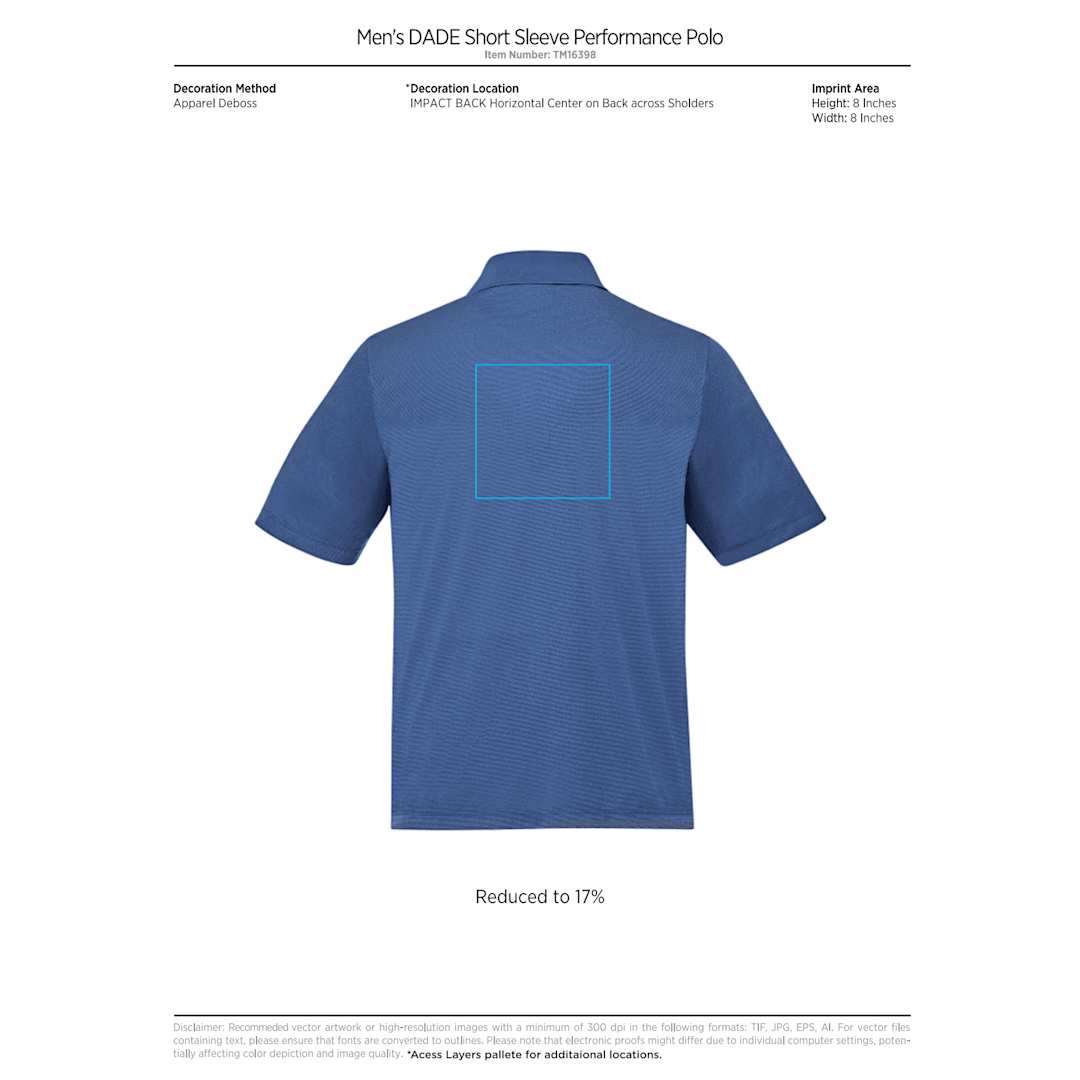 Men's DADE Short Sleeve Polo 442