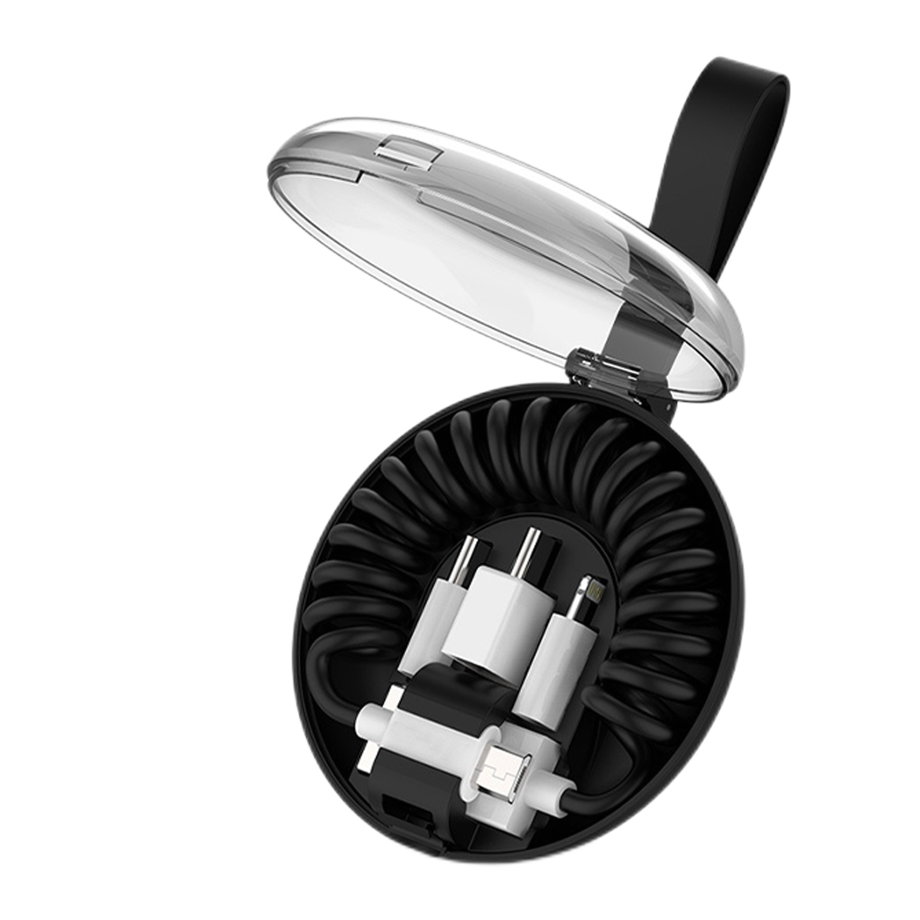 Three-In-One Spring Charging Cable 3