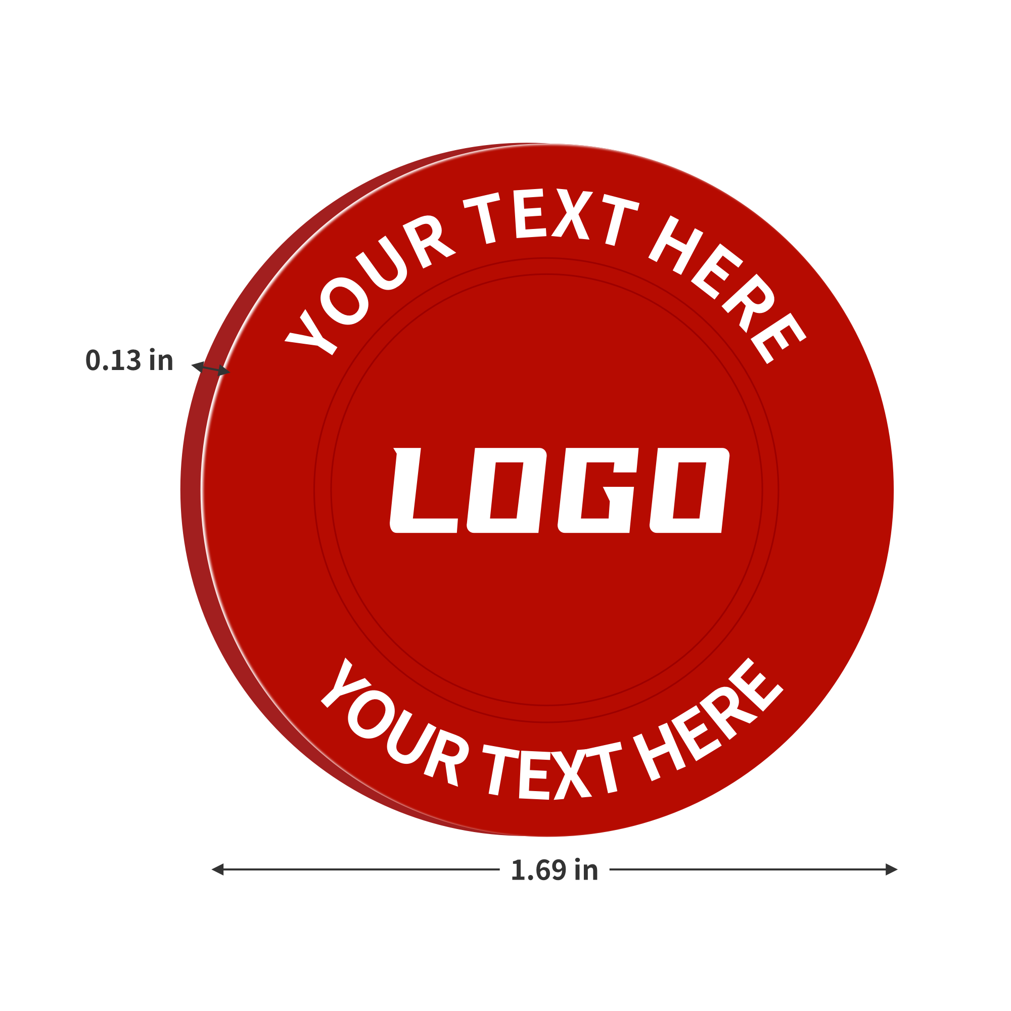 Matte Finish Plastic Educational Incentive Token 3
