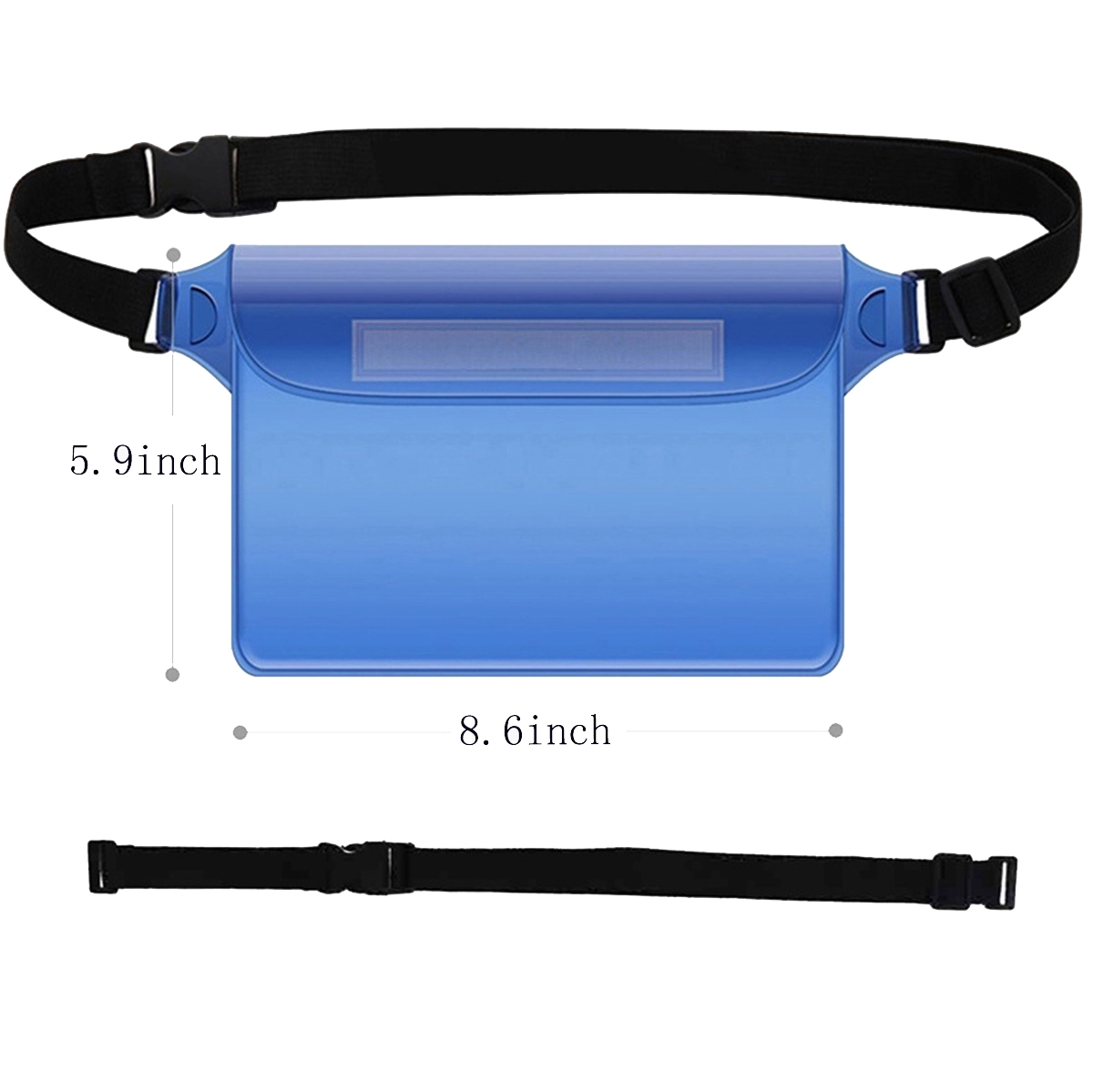 PVC waterproof waist bag outdoor sports bag 5