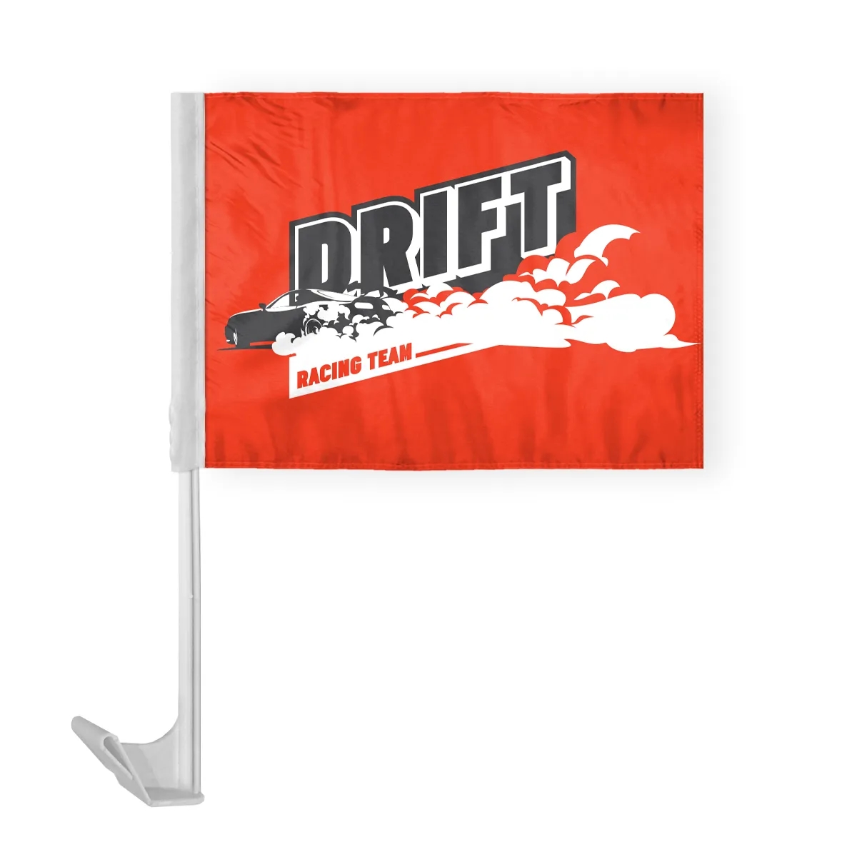 Custom Screen Sublimation Car Flag - ePoly 12" x 16" 2