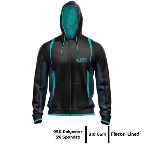 Unisex & Kids' Sublimation 310G Fleece-Lined Full-Zip Hoodie 5