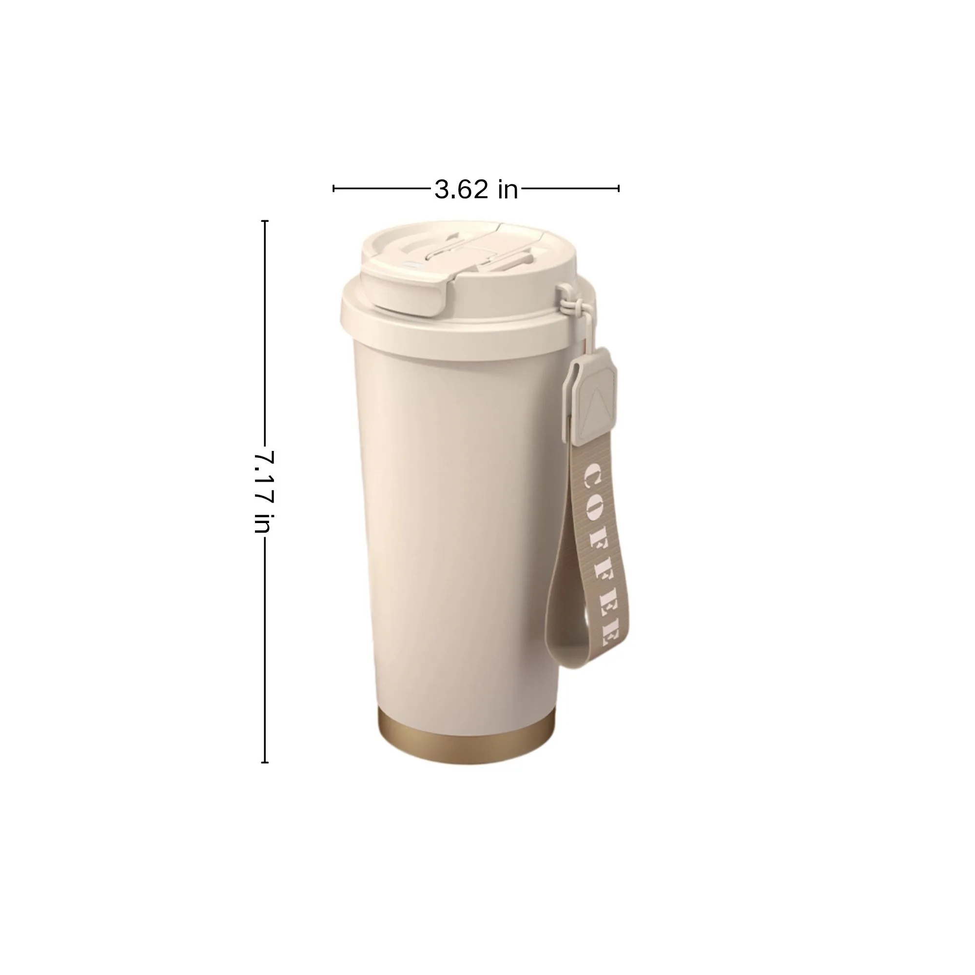18oz Ceramic Liner Stainless Steel Three Drink Coffee Cup 4