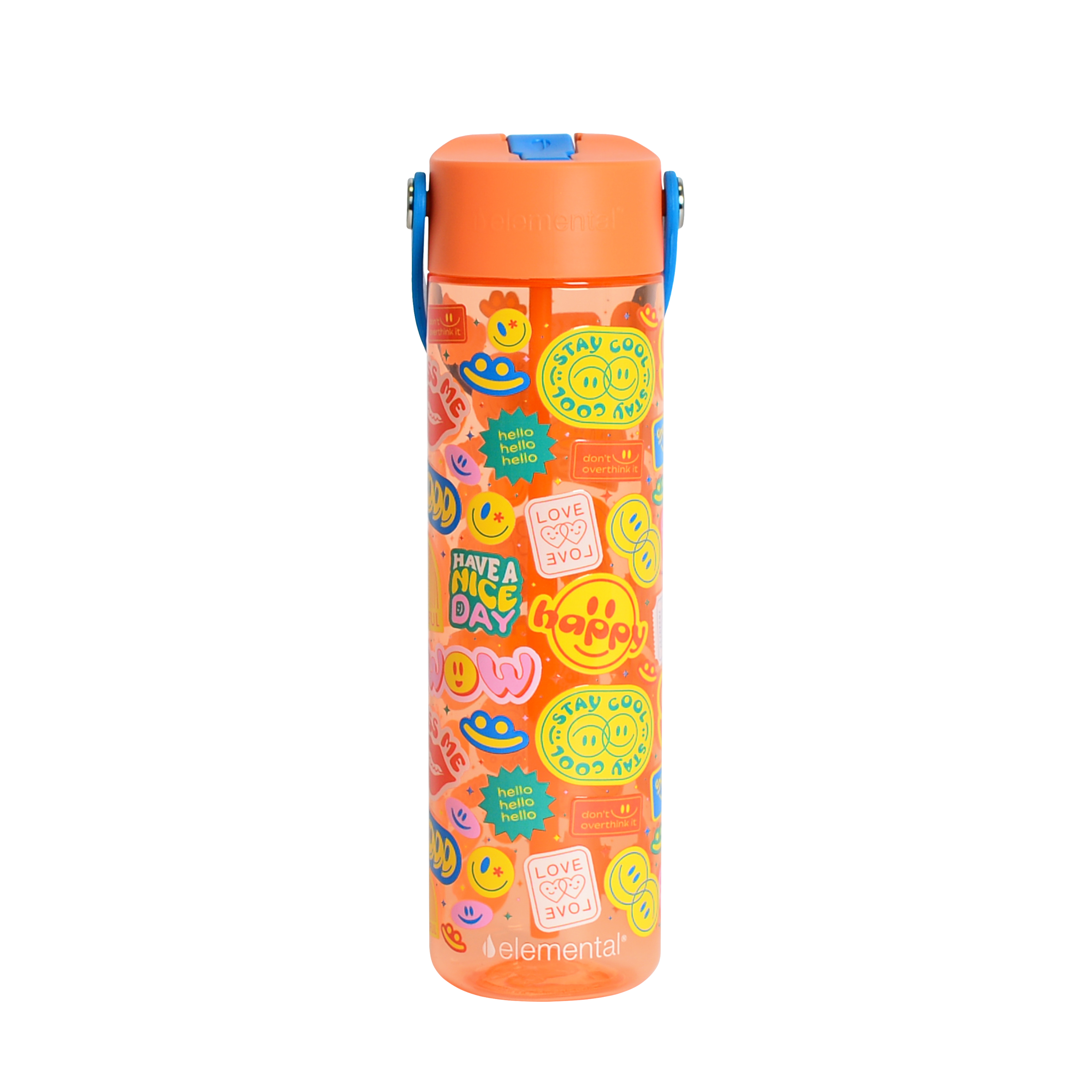 Elemental® Splash 26oz Tritan Water Bottle - with Drinking Spout and Straw 5