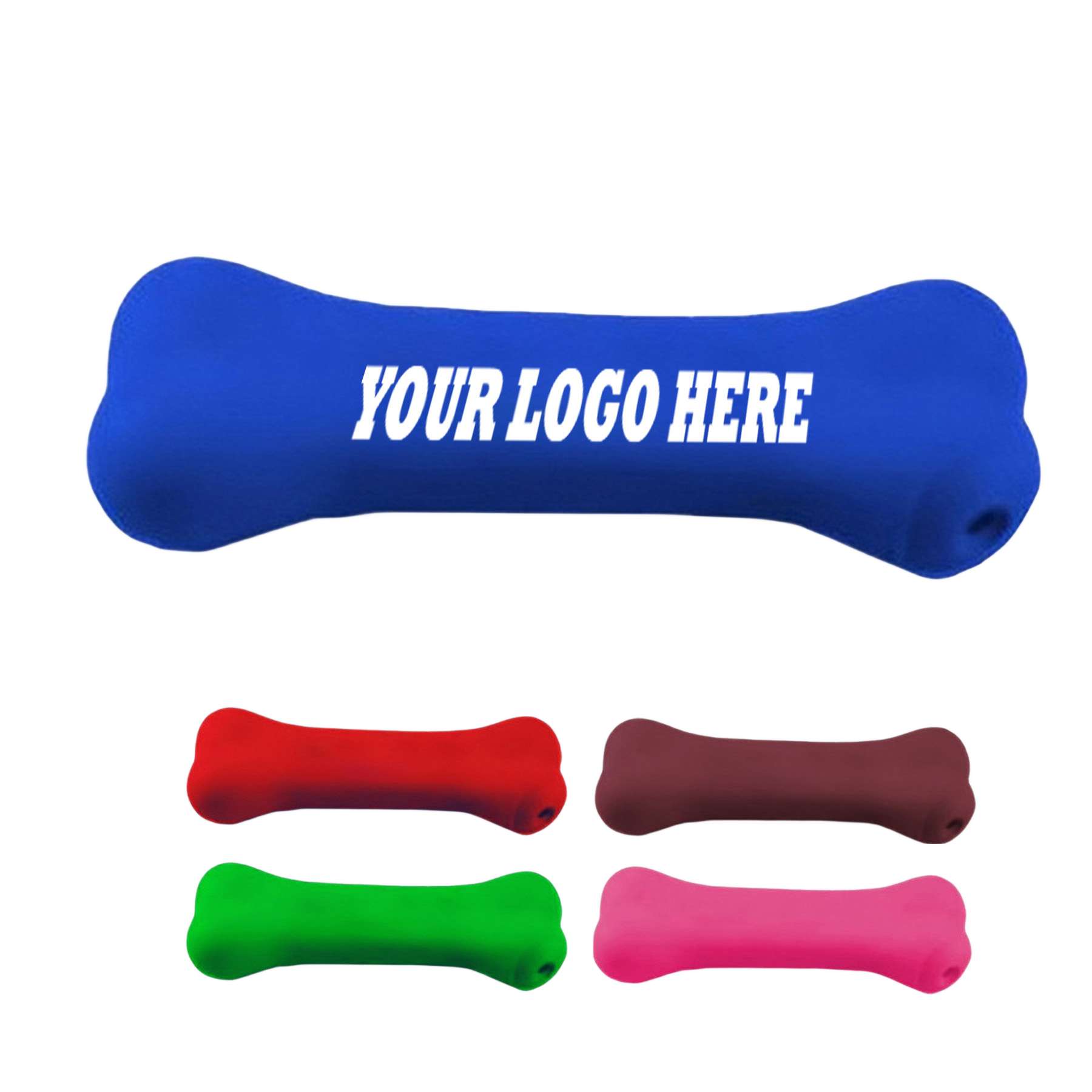 Squeaky Bone Shaped Dog Toy 2