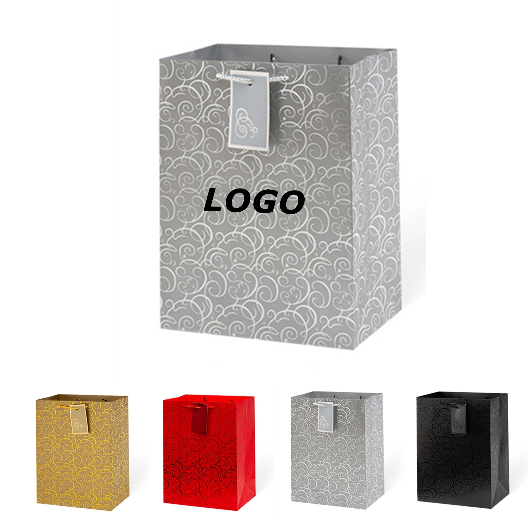 5.5'' Bronzing Gift Bag MOQ 100PCS 1