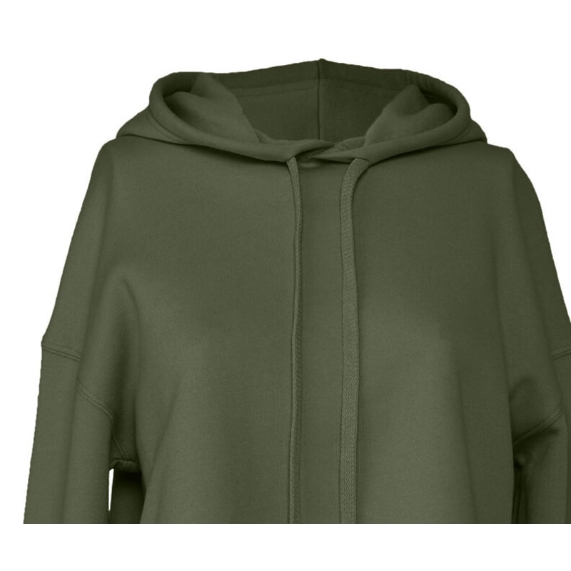 Bella + Canvas Ladies' Cropped Fleece Hoodie 2