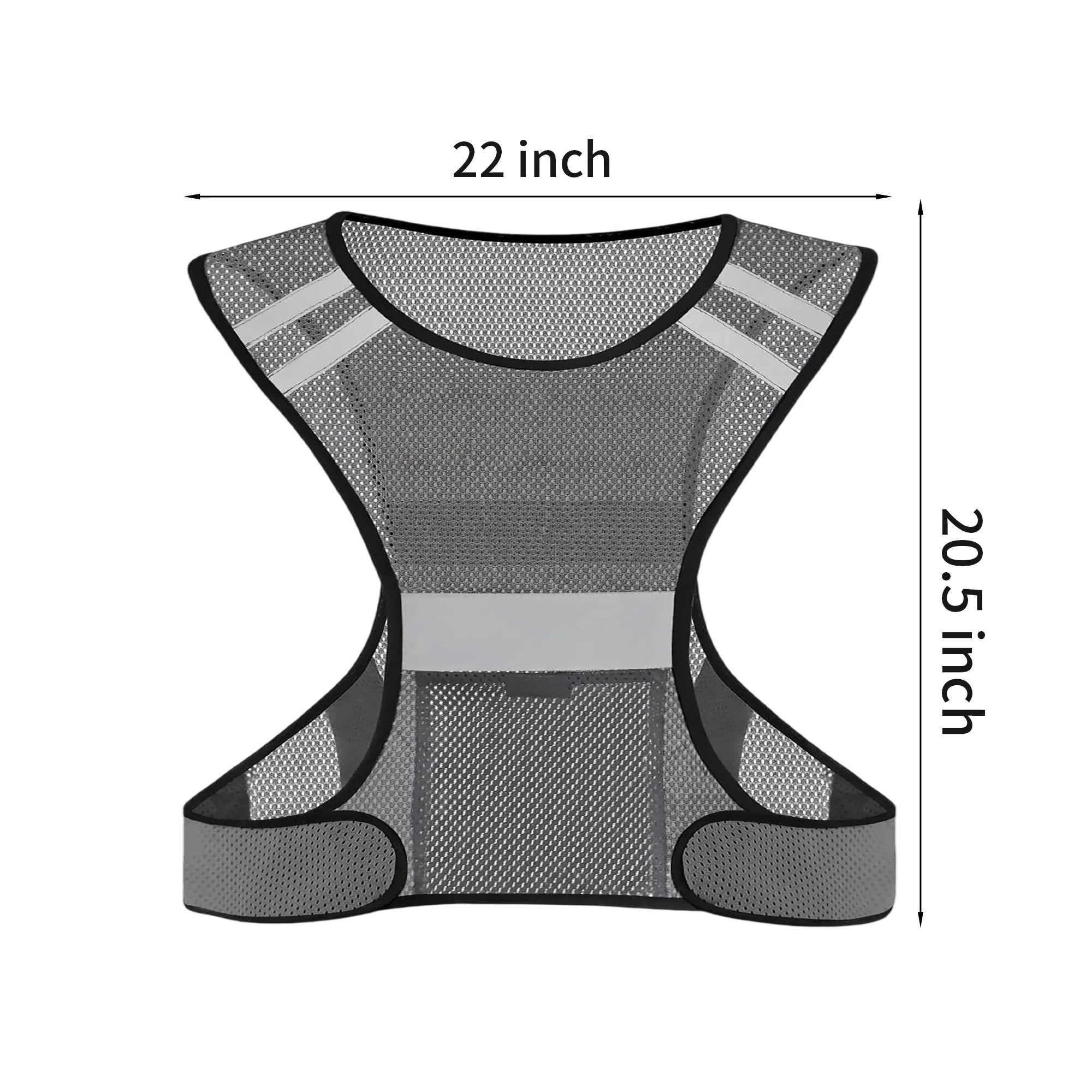 22 Inch Reflective Vest Safety Outdoor 5