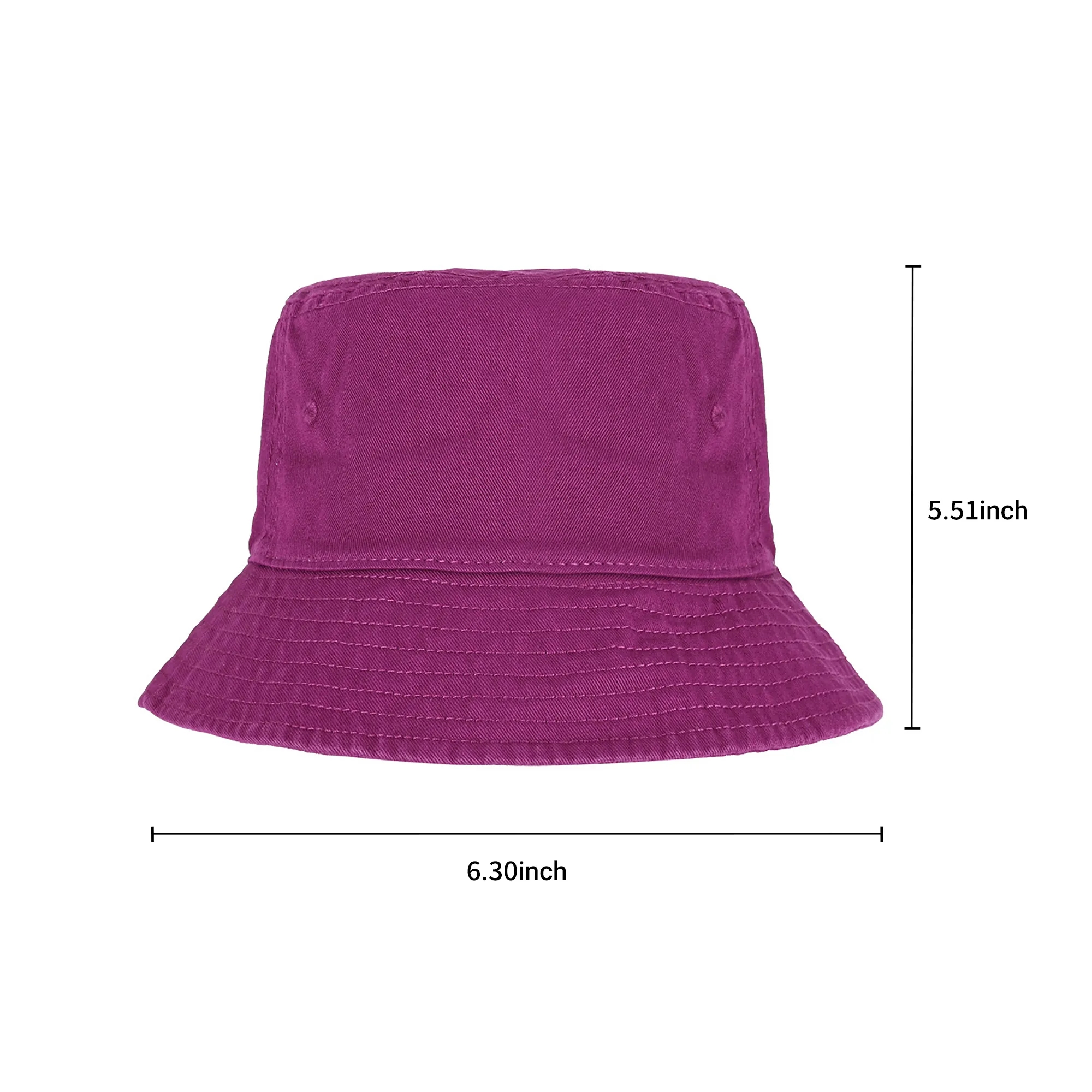 Breathable Bucket Hat with Cotton Polyester Material 15