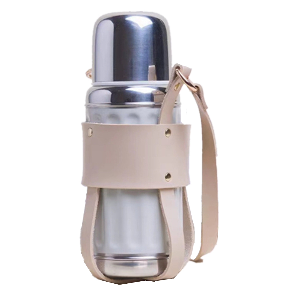 500ML Leather Belt Water Bottle Holder 4