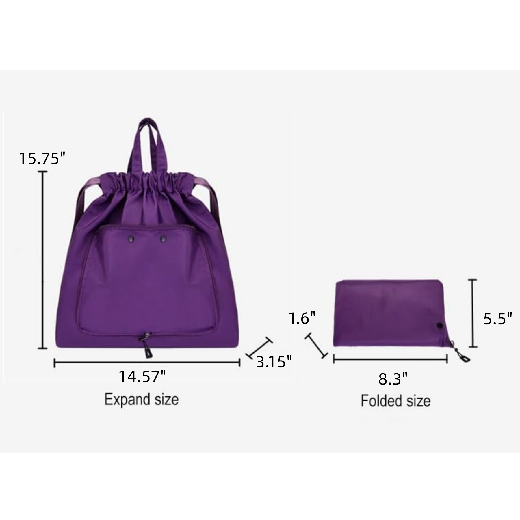 Foldable Sports Fitness Backpack 2