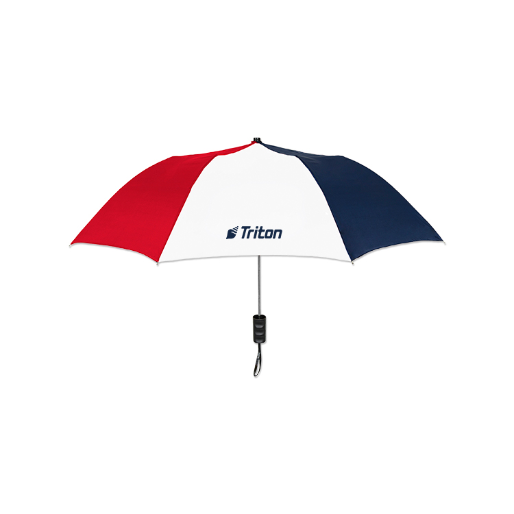 Elite Compact Folding Umbrella - 2 Color Panels 10