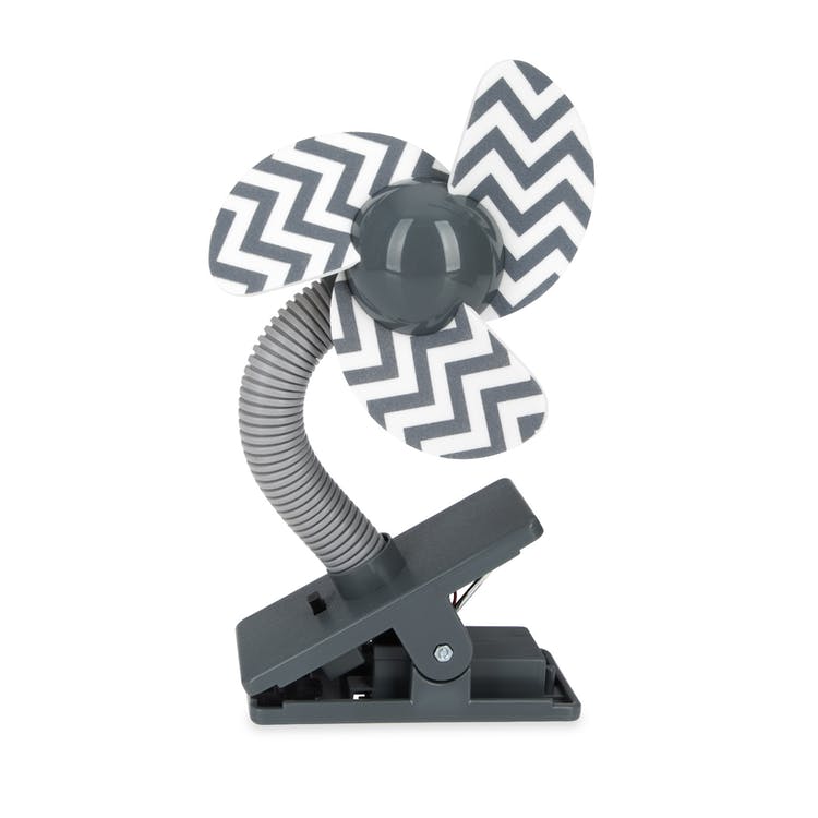 Nuby Cool Baby Stroller Clip-On Fans - Gray, custom hand fan with logo imprint 2