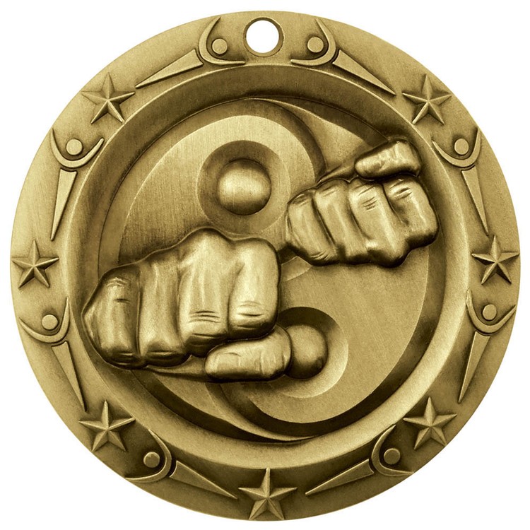 Martial Arts World Class Medallion (3") 2