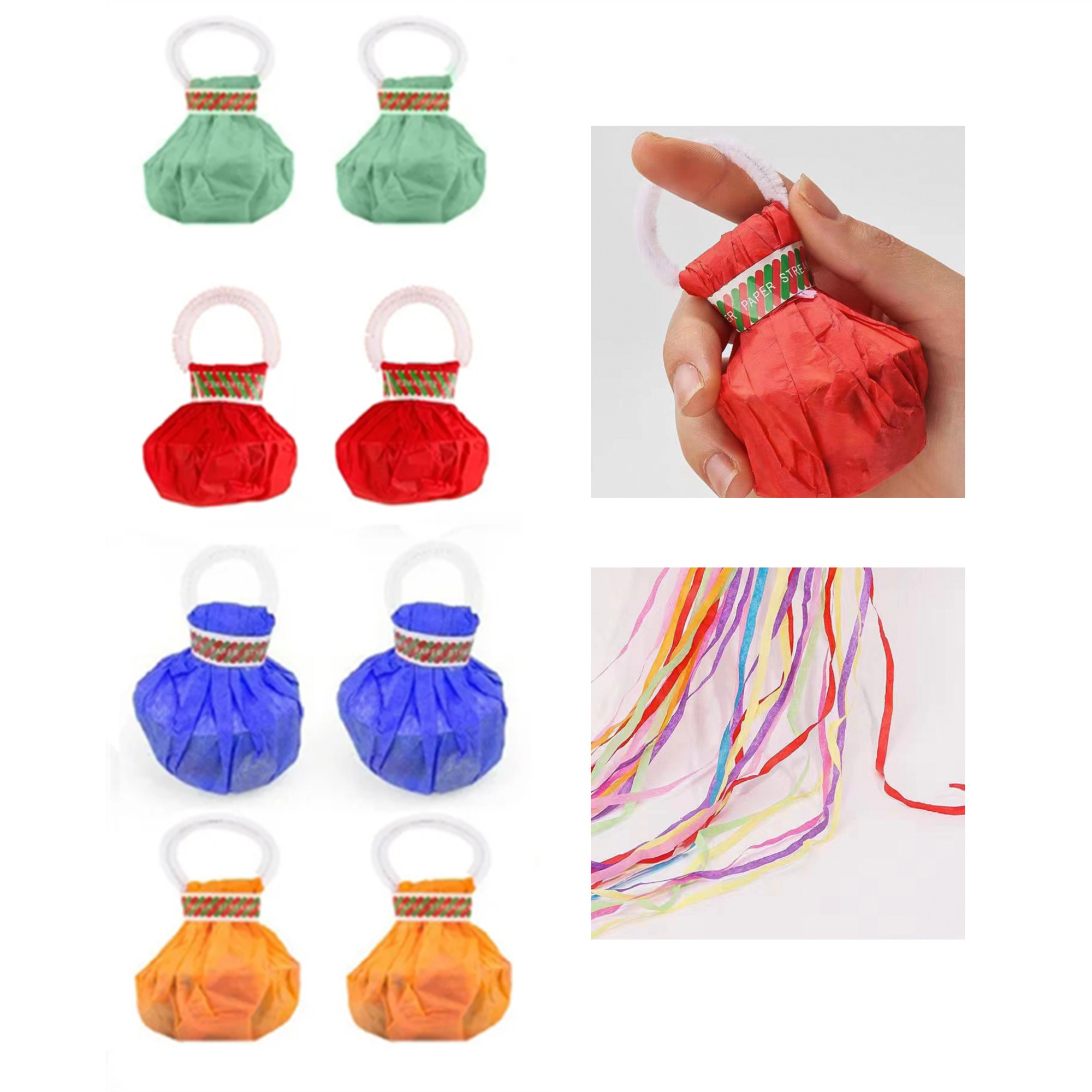 Portable Hand - Throw Confetti Streamer with Built - in Recycling Function for an Eco - conscious C 2