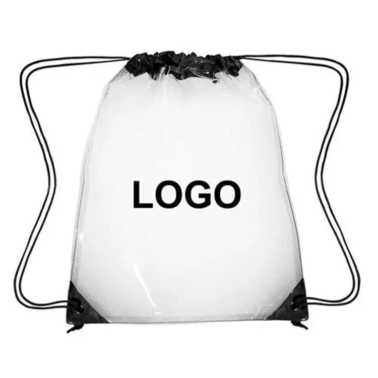 PVC Transparent Drawstring Backpack 2
