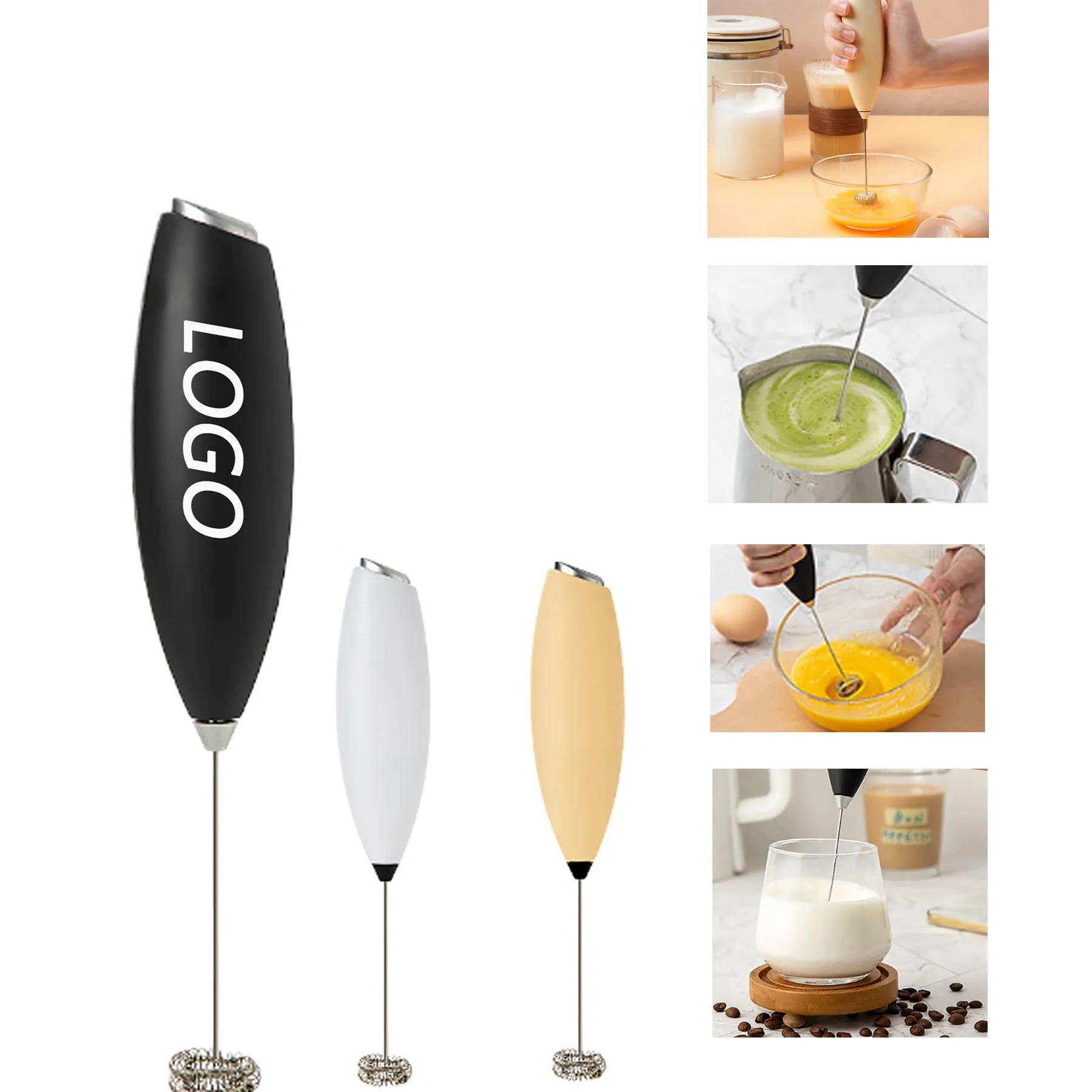 Mini Milk FrotherHandheld WhiskMilk Frothing Stick 2