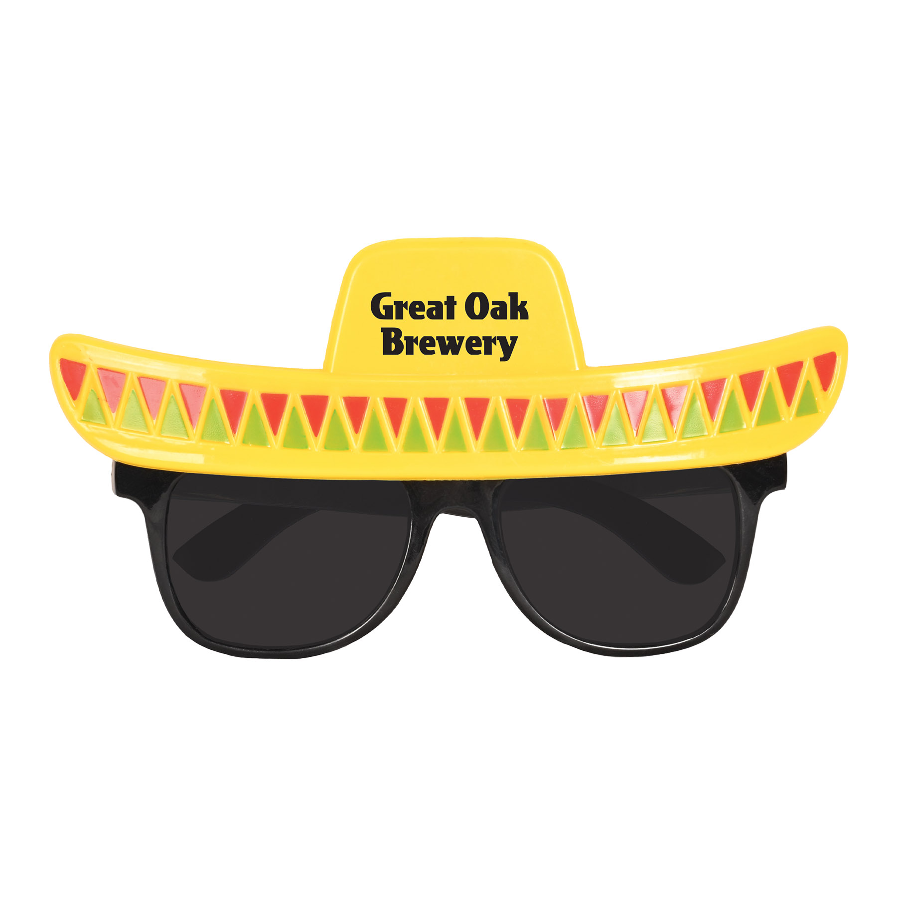 Sombrero Glasses with a Custom Direct Pad Print 2