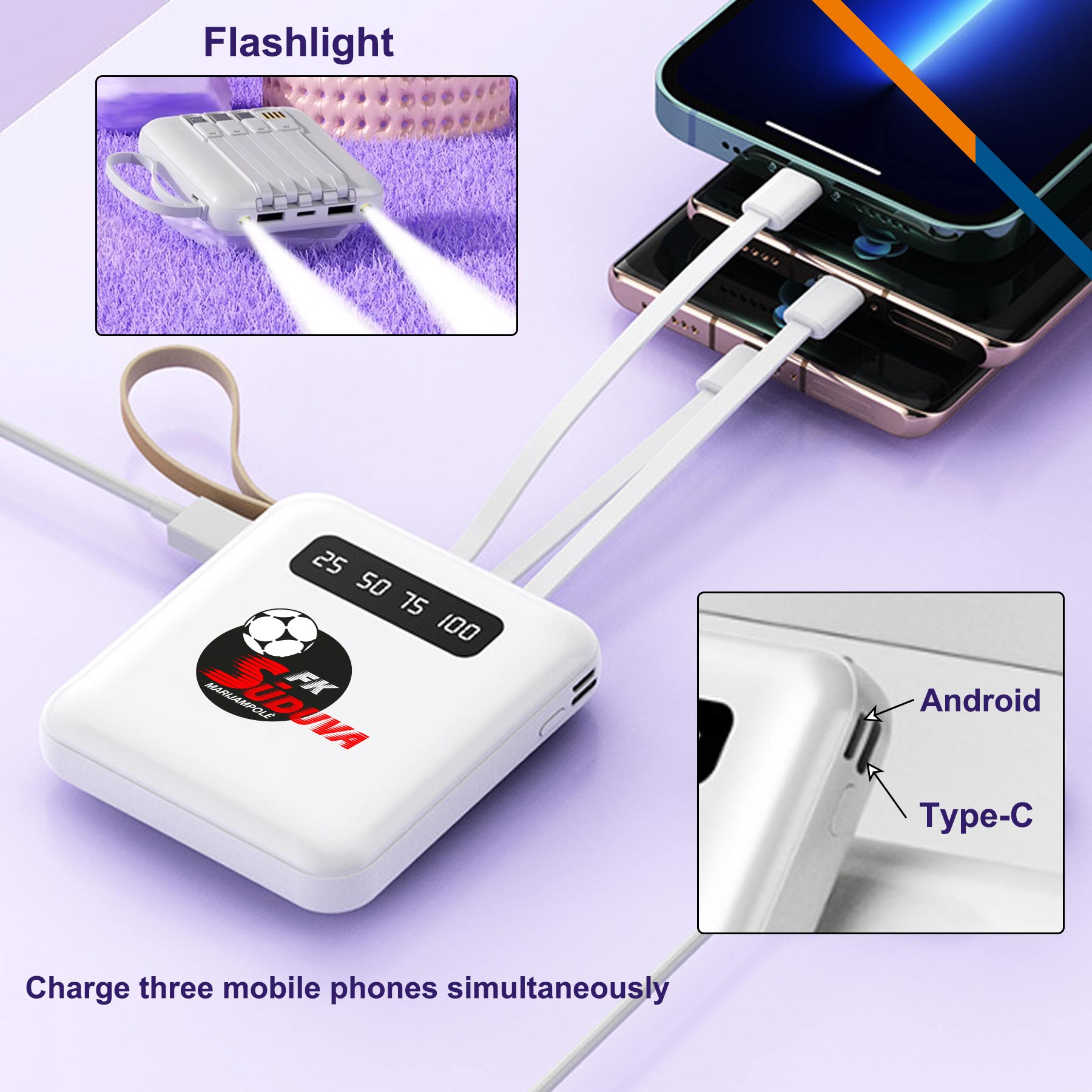 Ralph Flashlight 4in1 Power Bank - 5000mAh 7