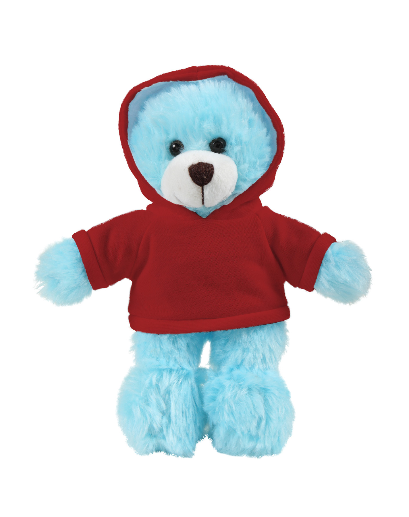 soft plush Blue Bear with hoodie 3