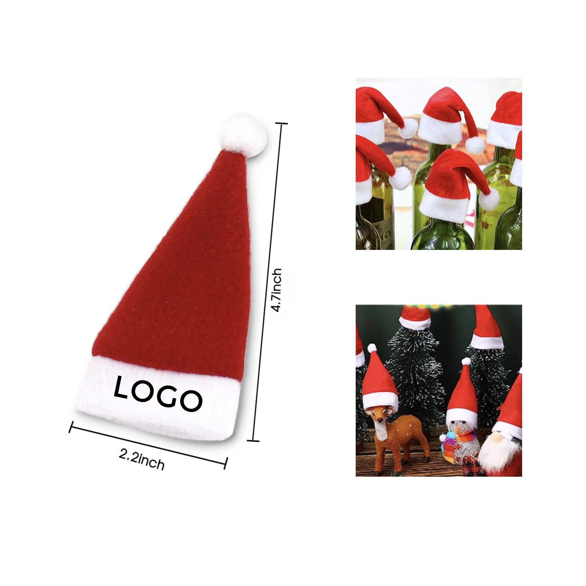 MOQ 10 PCS Christmas Wine Bottle Cap 2