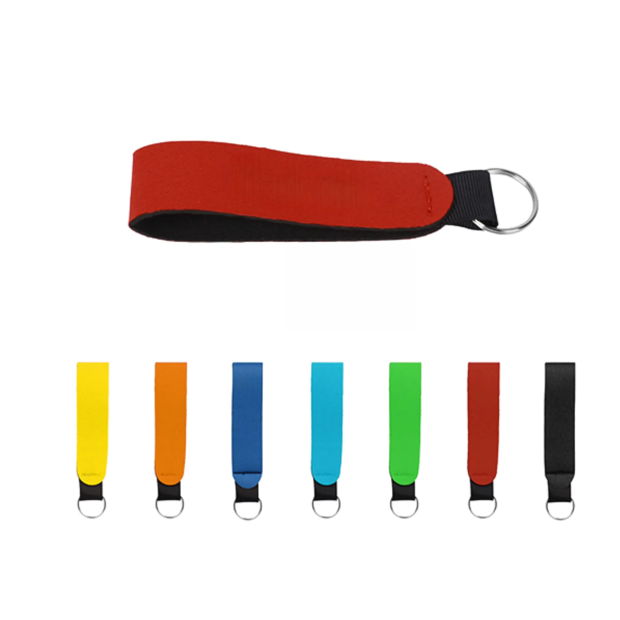 Colored Neoprene Keychain 2
